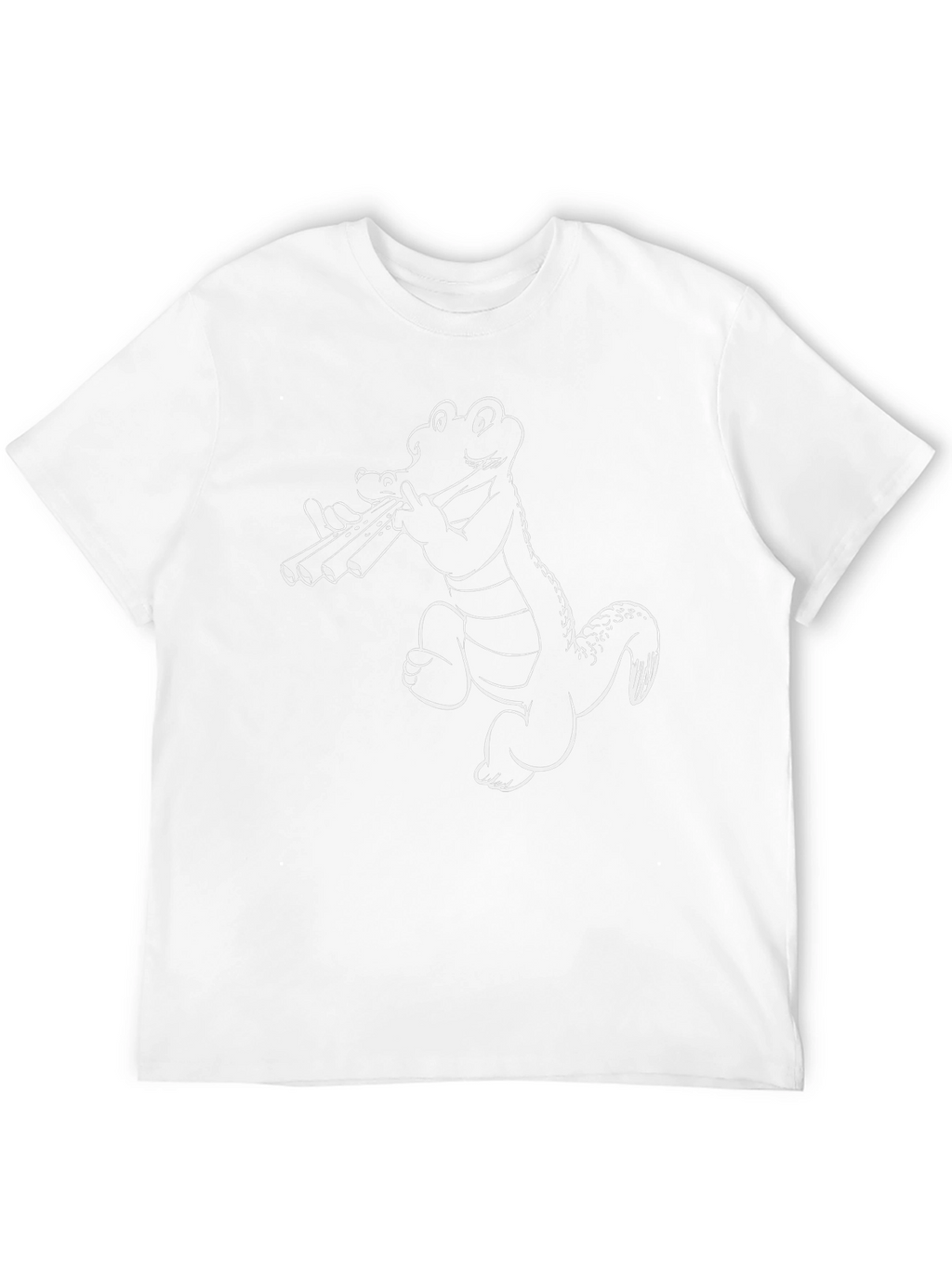 Cool Gator Panpipes T-Shirt - Black
