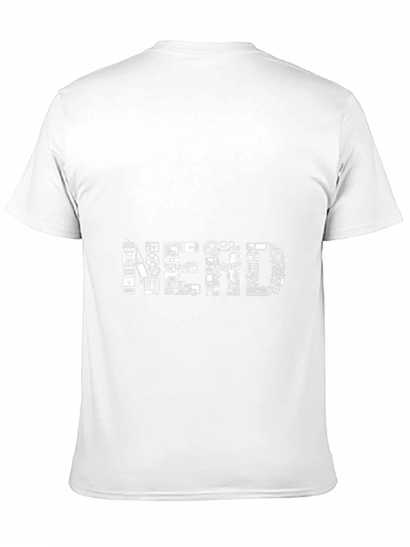 Nerd Graphic T-Shirt - Black Cotton Tee