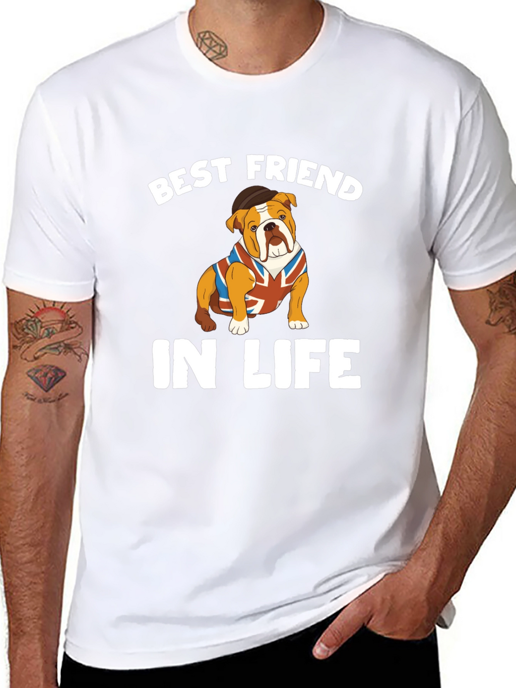 Best Friend Bulldog T-Shirt
