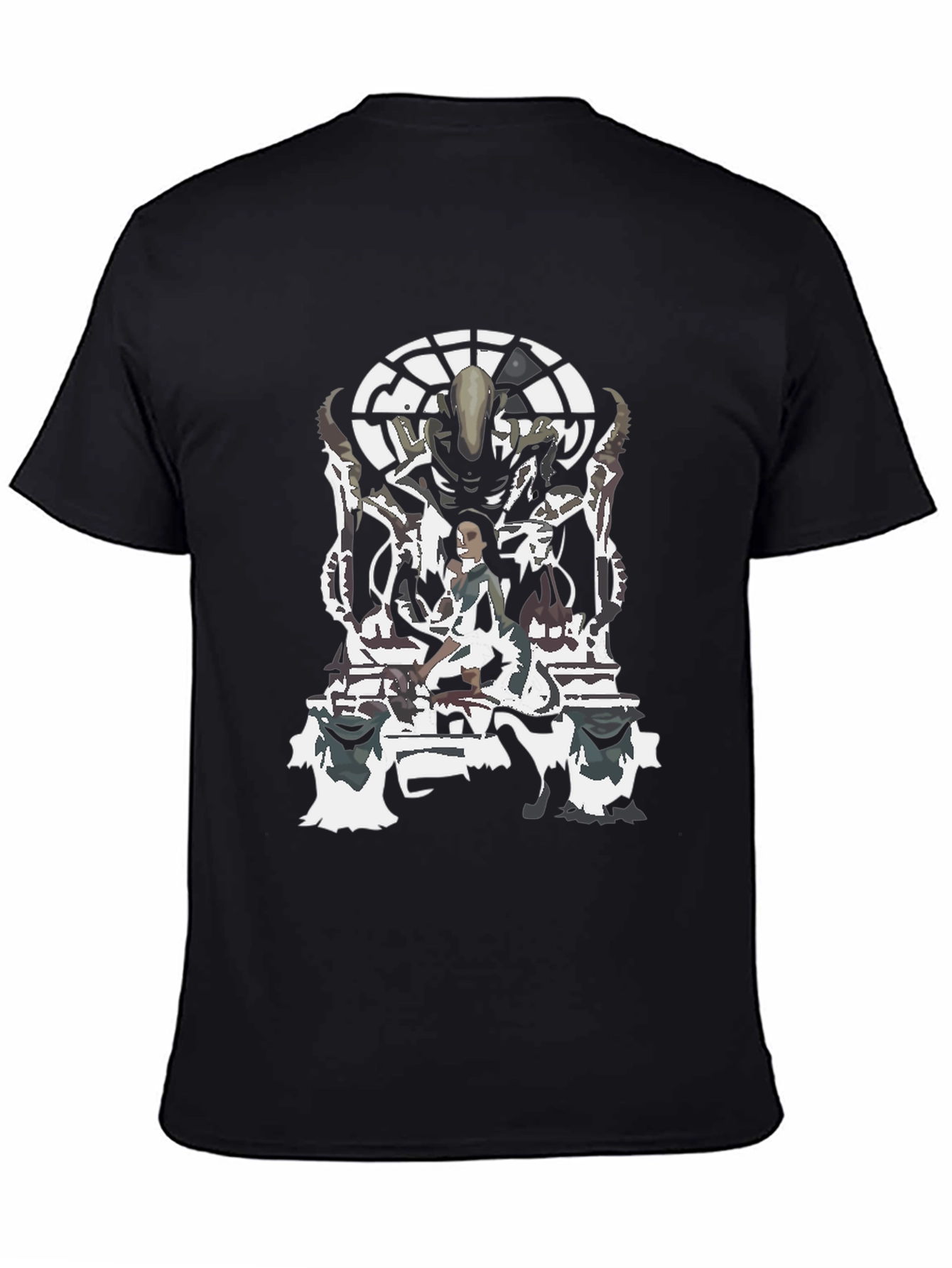 Alien vs Ripley Graphic T-Shirt - Black Cotton Tee