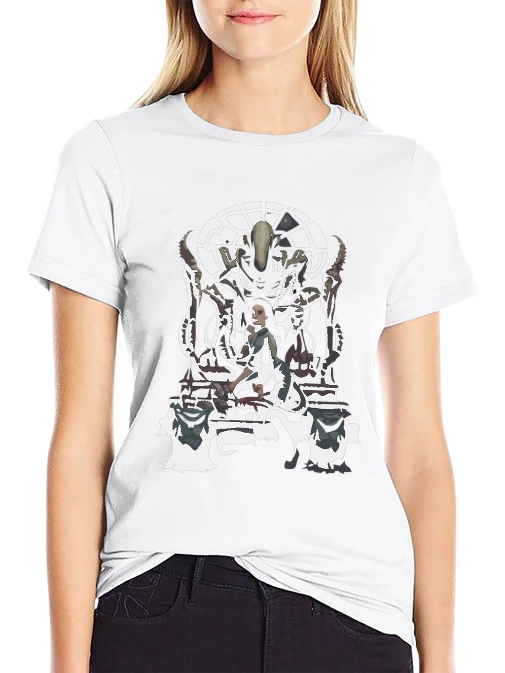 Alien vs Ripley Graphic T-Shirt - Black Cotton Tee