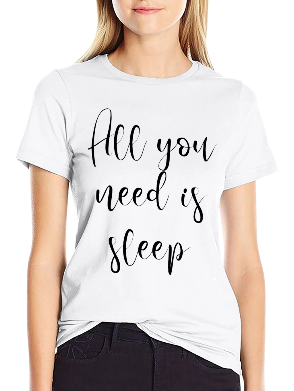 All You Need Is Sleep Black T-Shirt