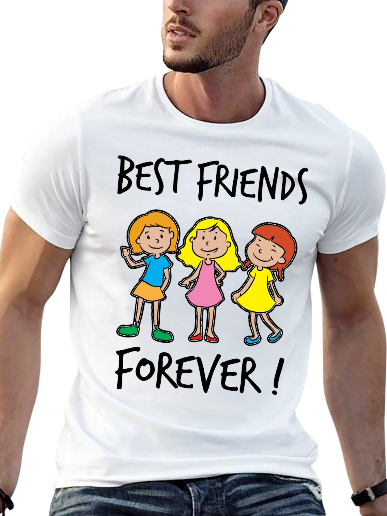 Best Friends Forever Graphic T-Shirt