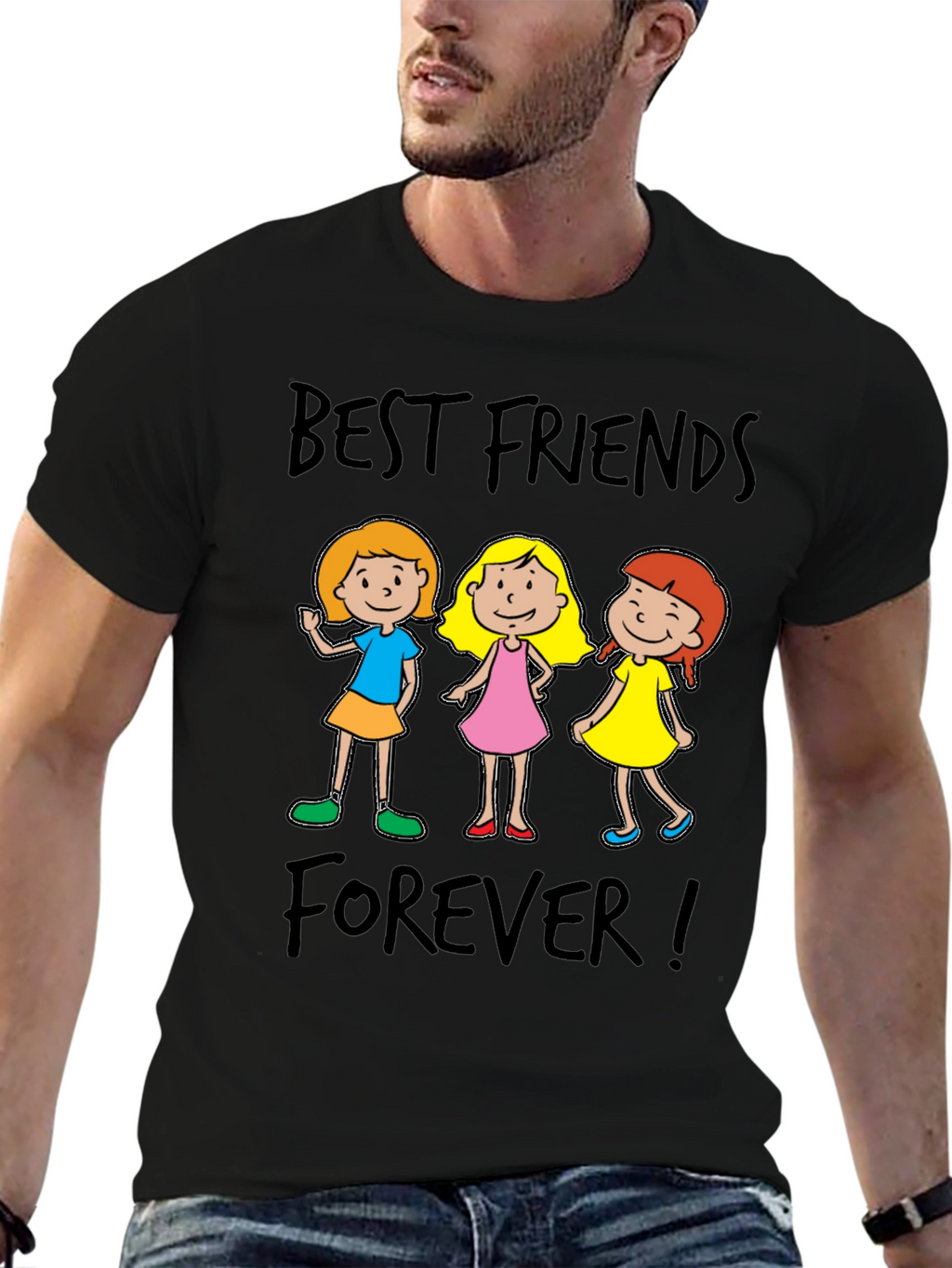 Best Friends Forever Graphic T-Shirt