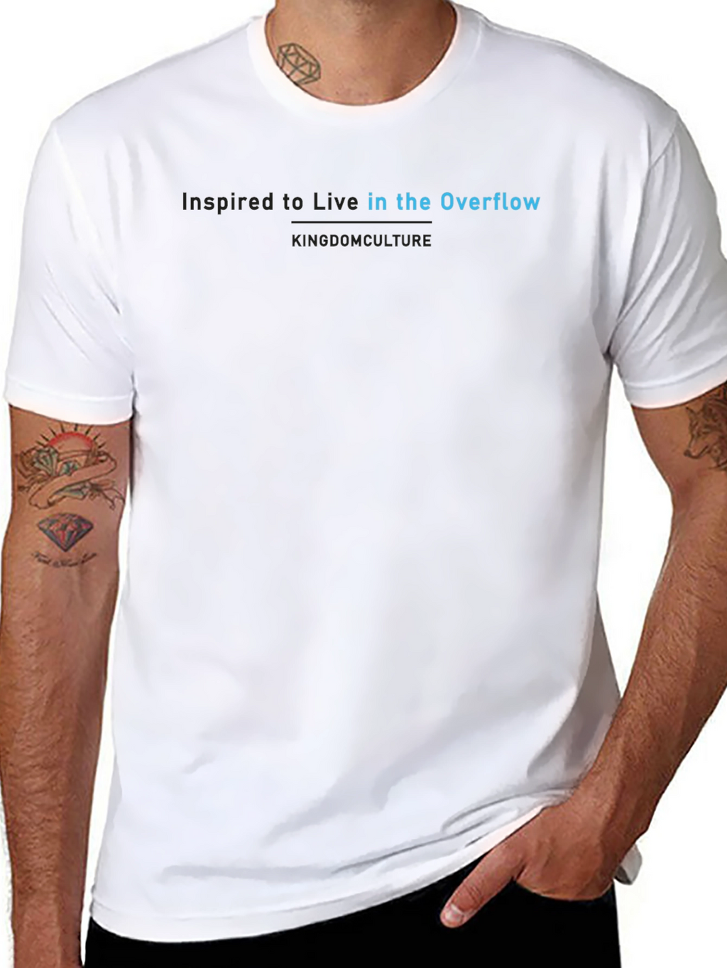 Inspired to Live in the Overflow Tee