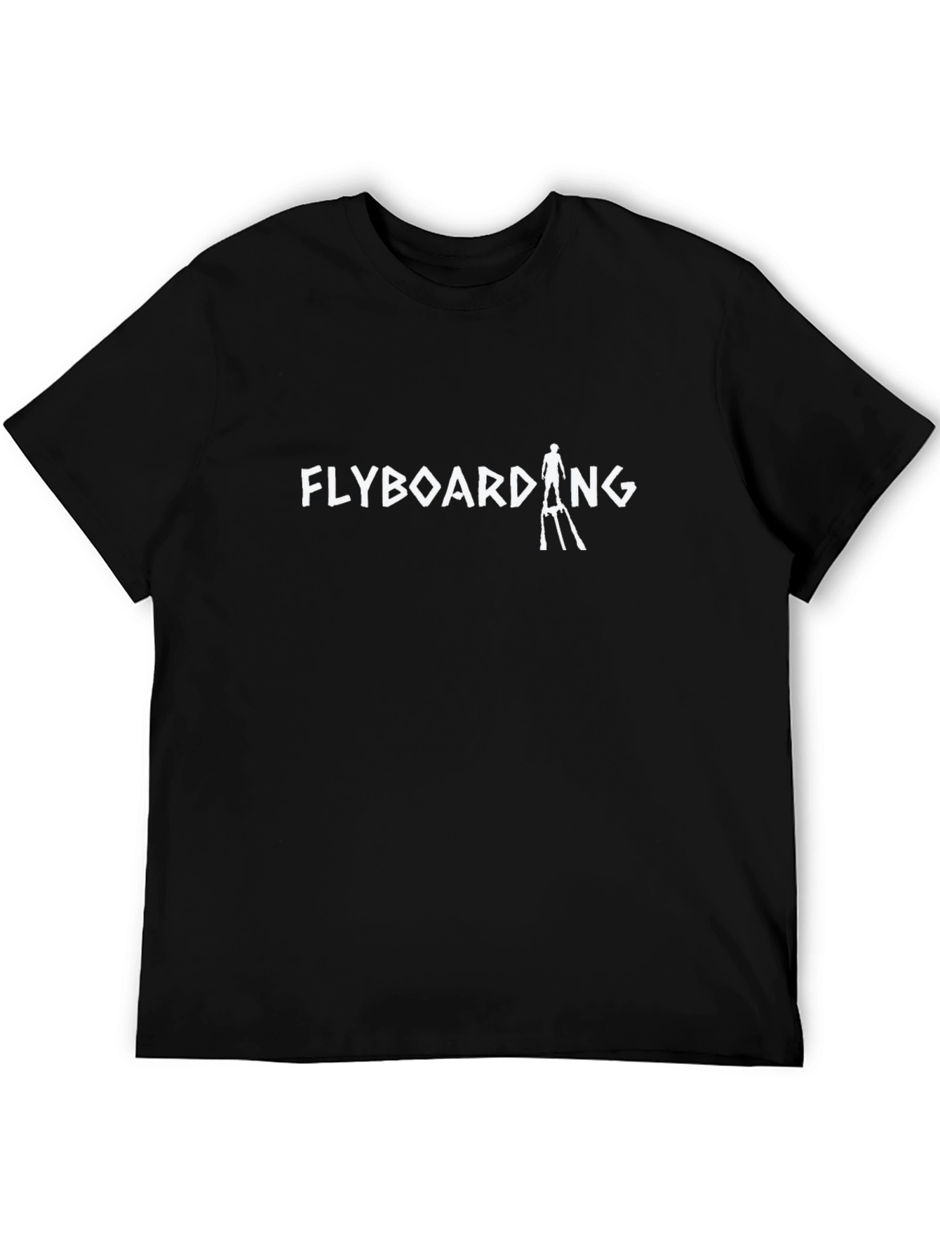 Flyboarding Graphic T-Shirt - Black