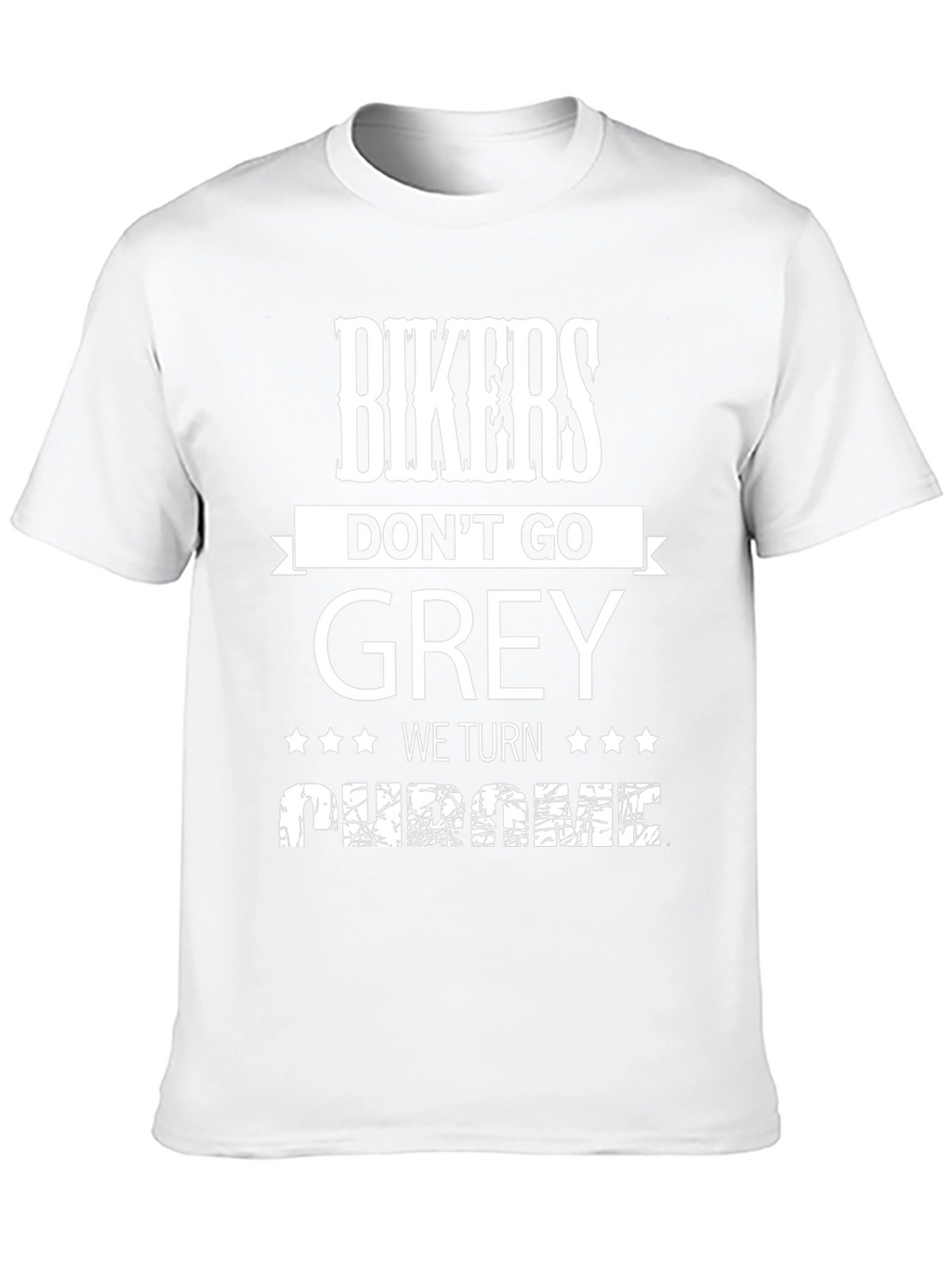 Bikers Dont Go Grey We Turn Chrome T-Shirt