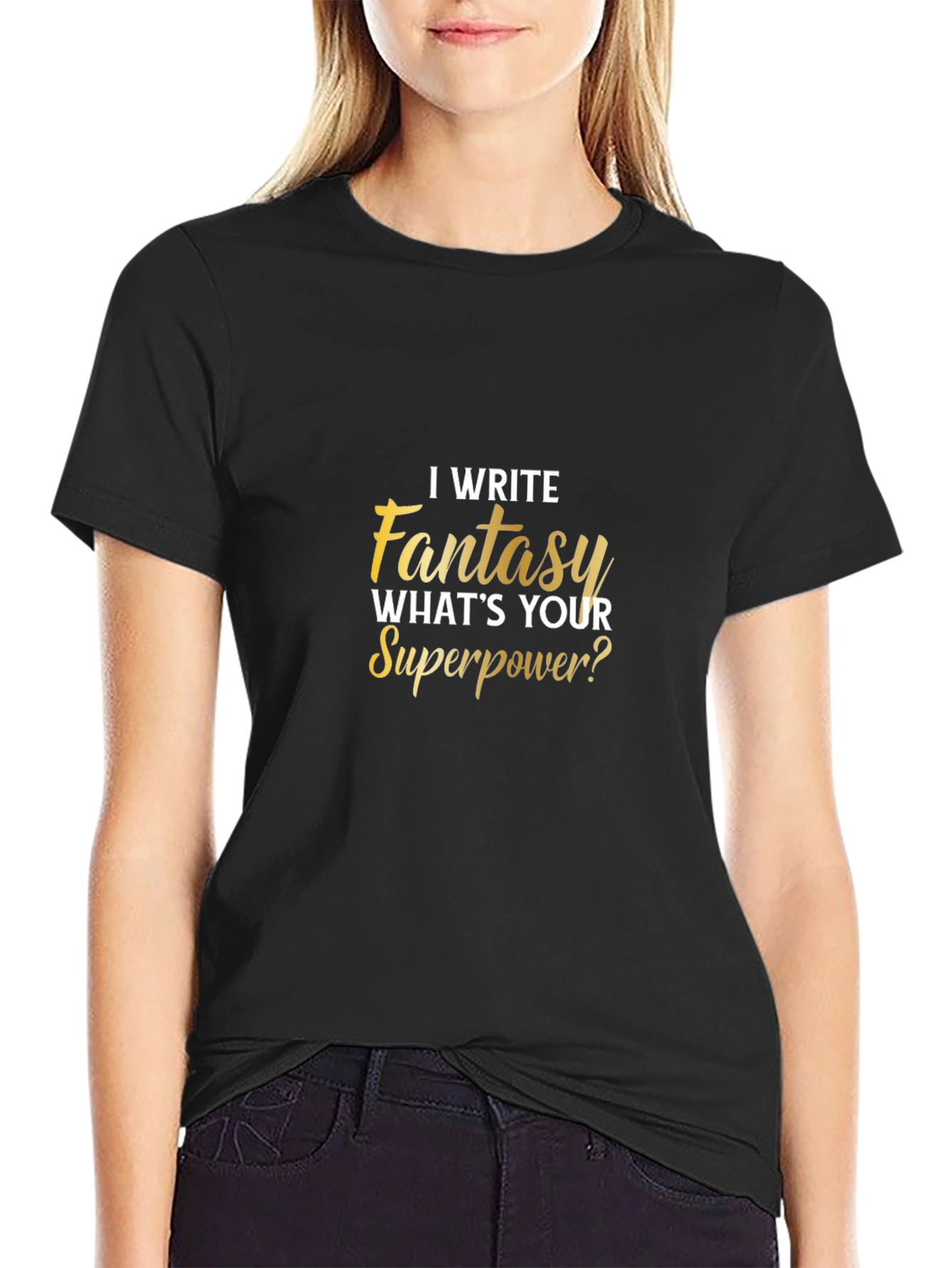 Fantasy Writer Superpower Graphic T-Shirt
