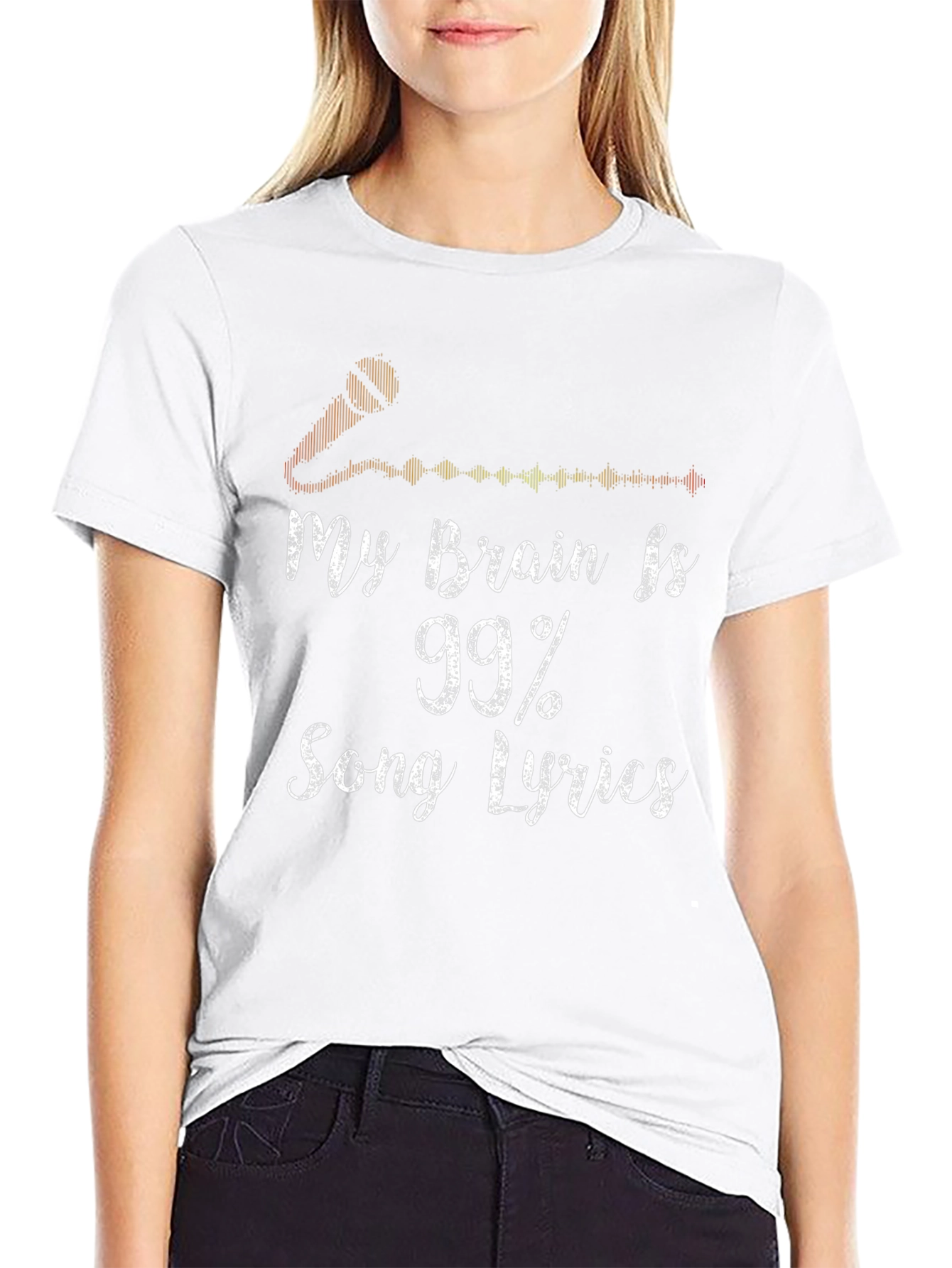 Song Lyrics T-Shirt - Music Lover Tee