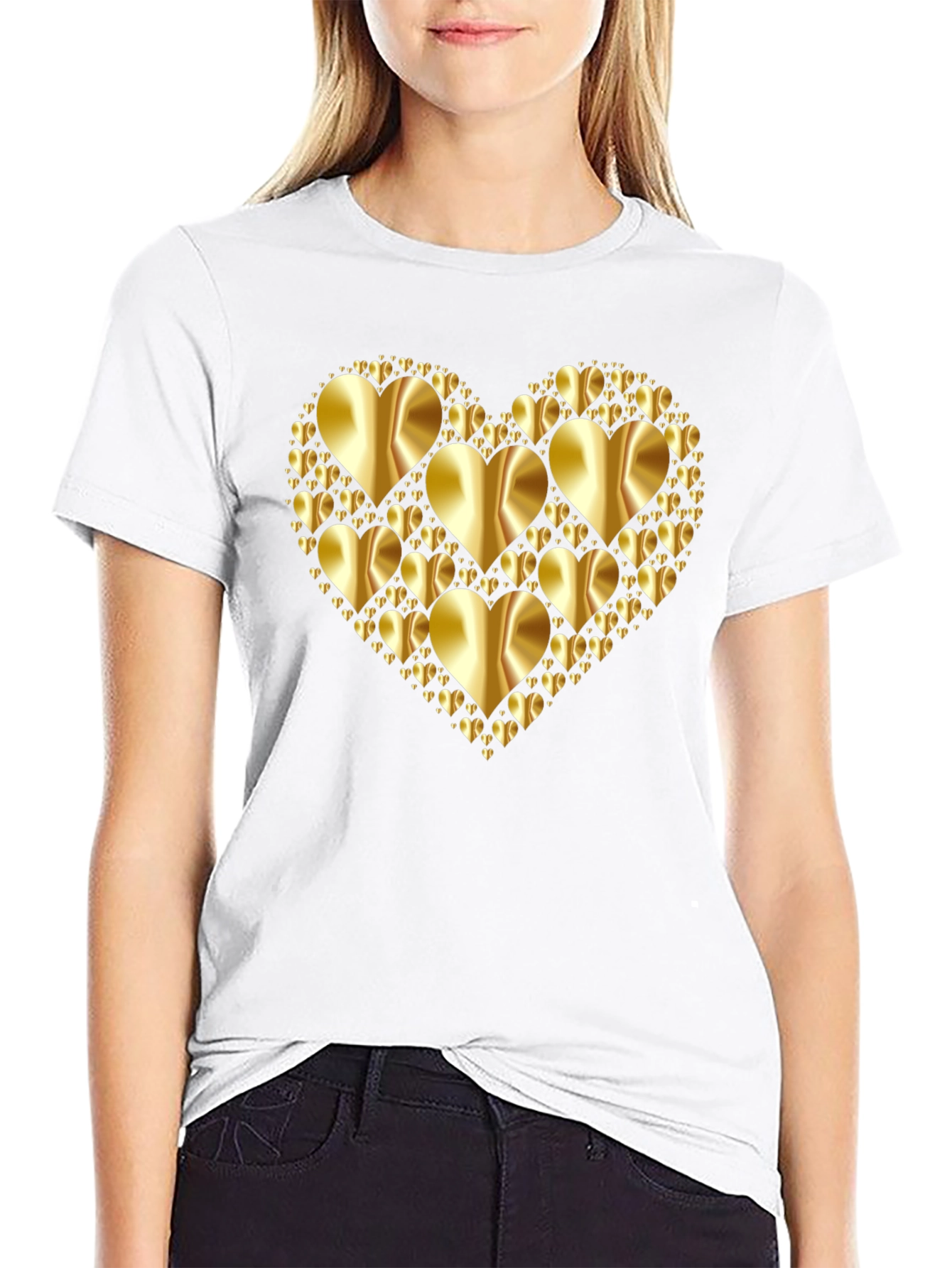 Heart of Gold Graphic Tee - Mens Black T-Shirt