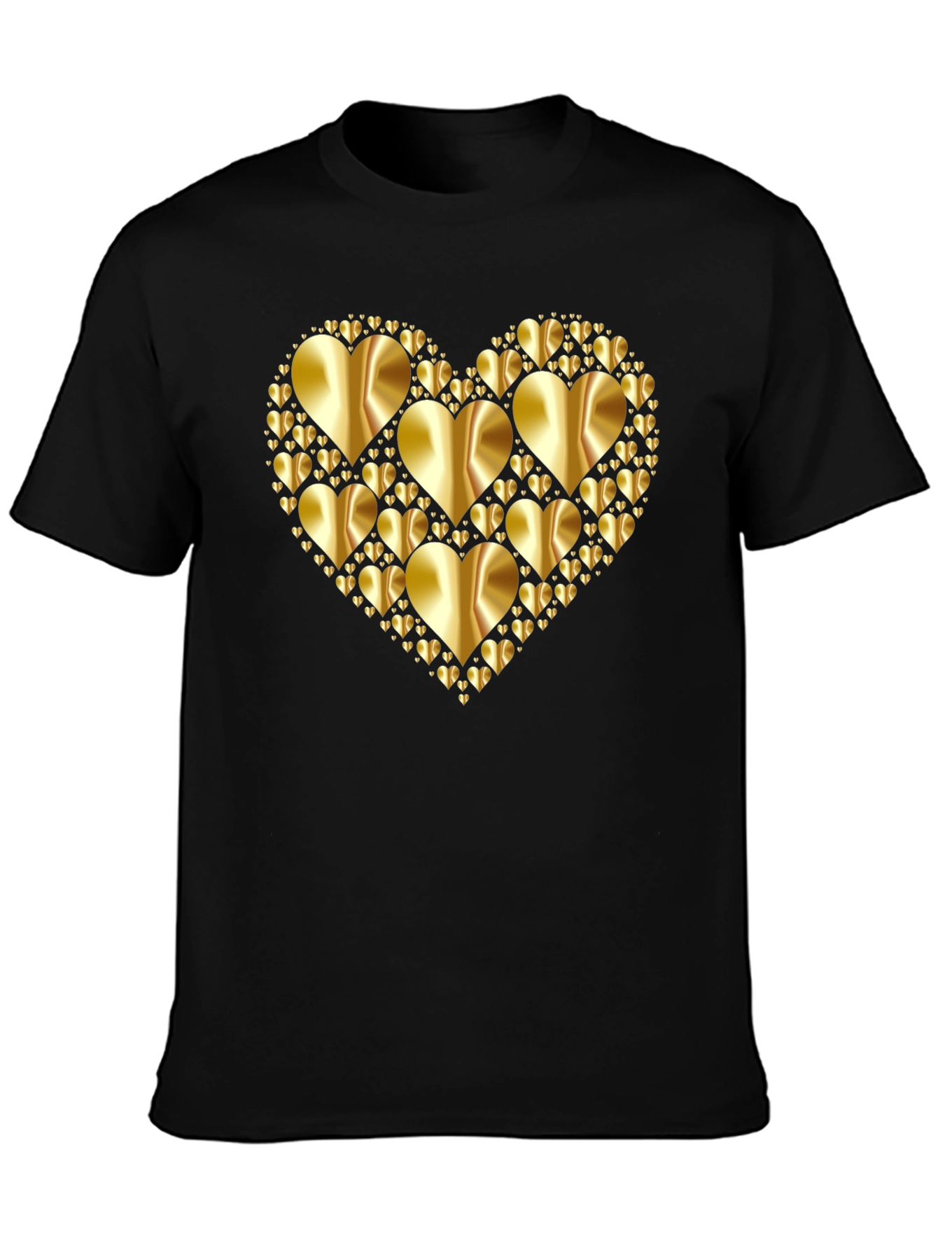 Heart of Gold Graphic Tee - Mens Black T-Shirt