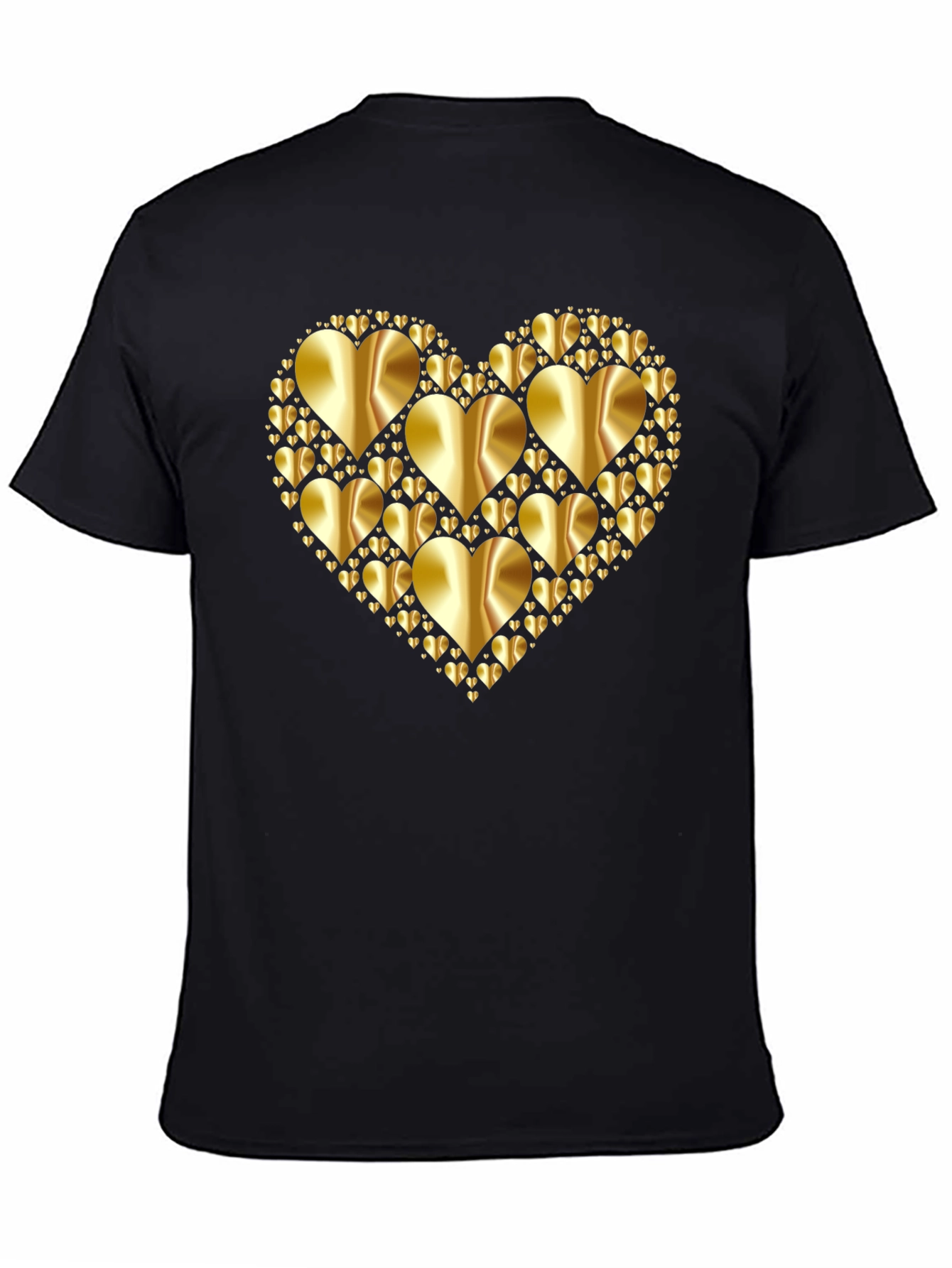 Heart of Gold Graphic Tee - Mens Black T-Shirt