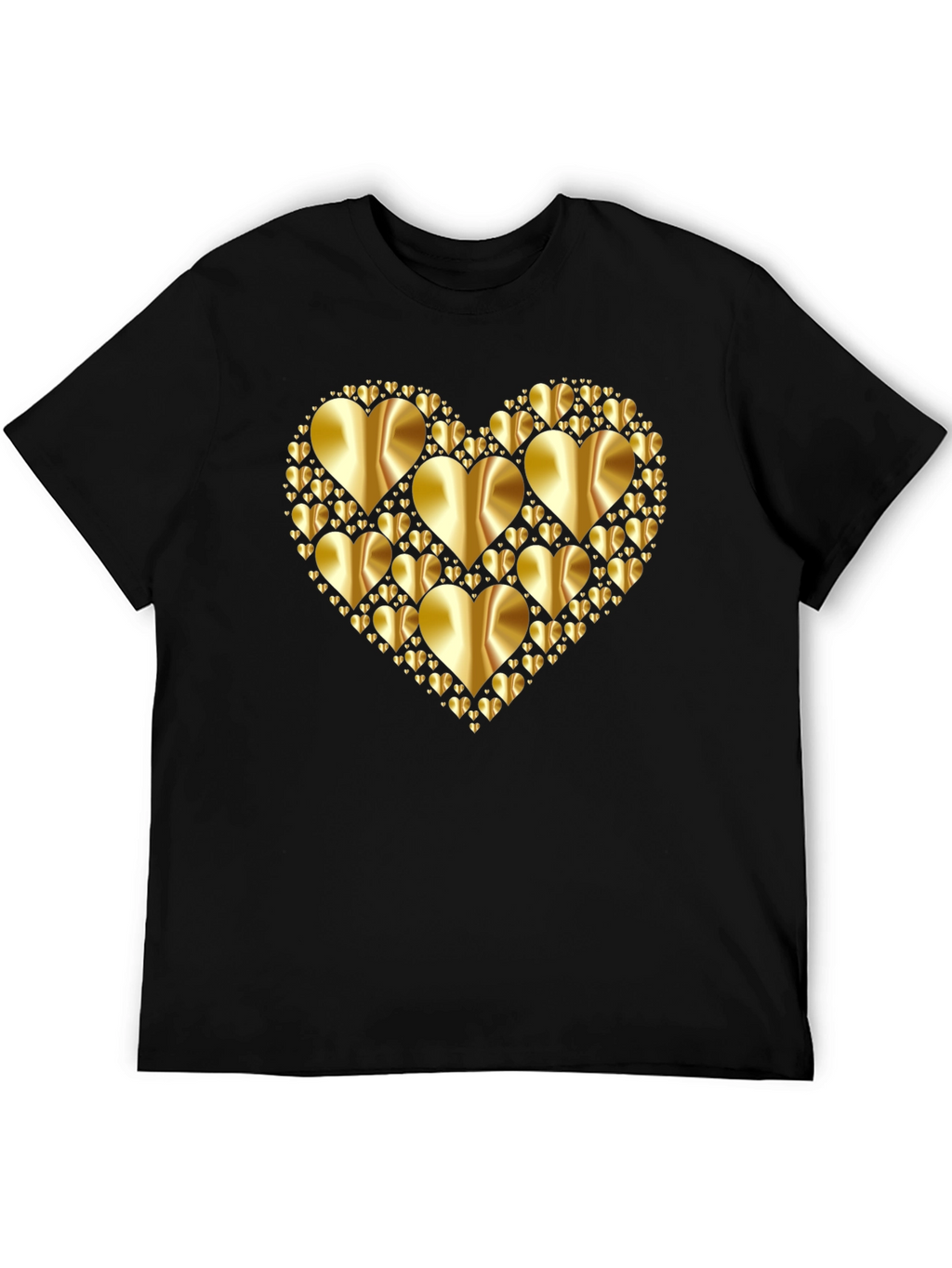 Heart of Gold Graphic Tee - Mens Black T-Shirt