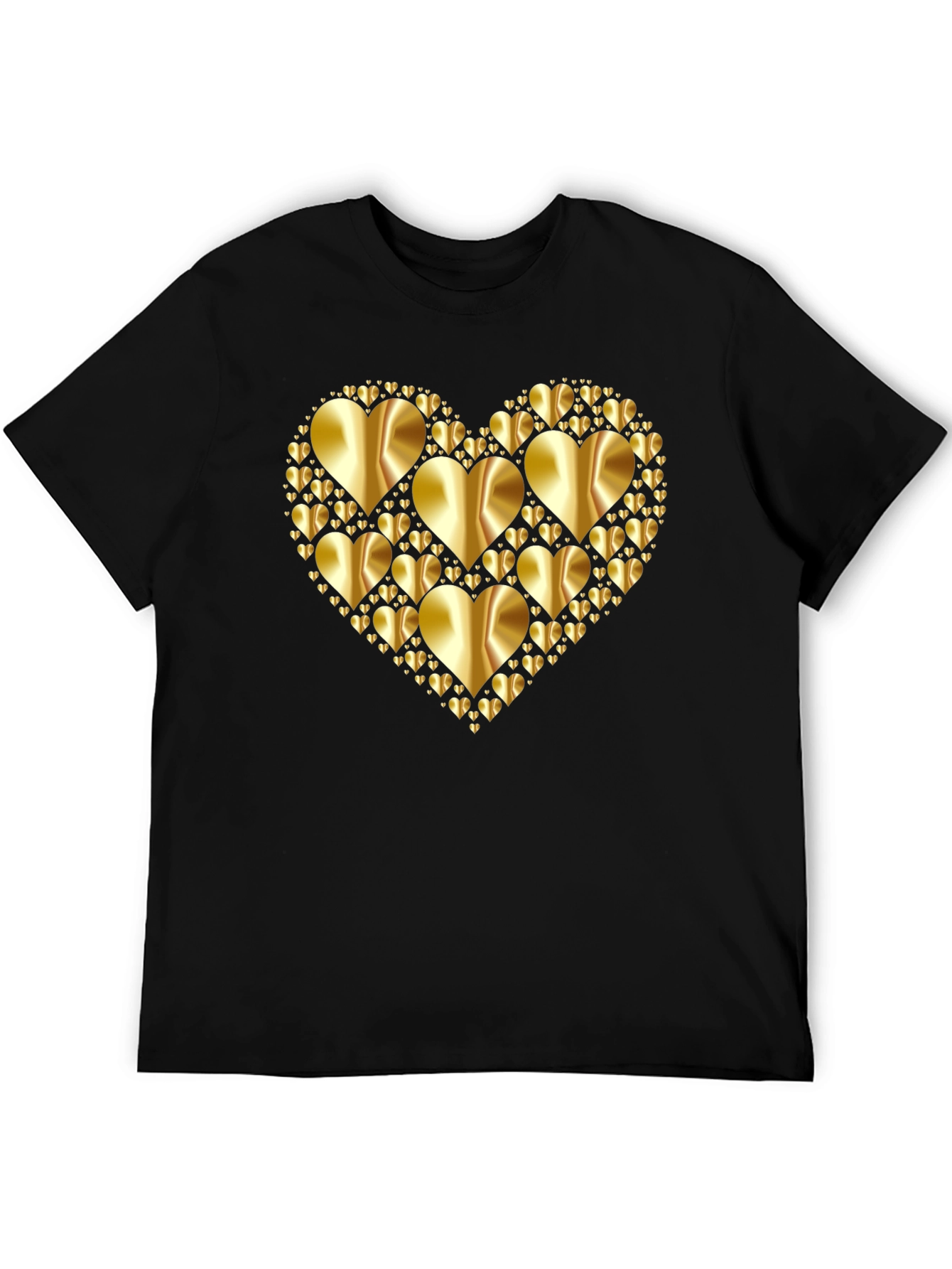 Heart of Gold Graphic Tee - Mens Black T-Shirt