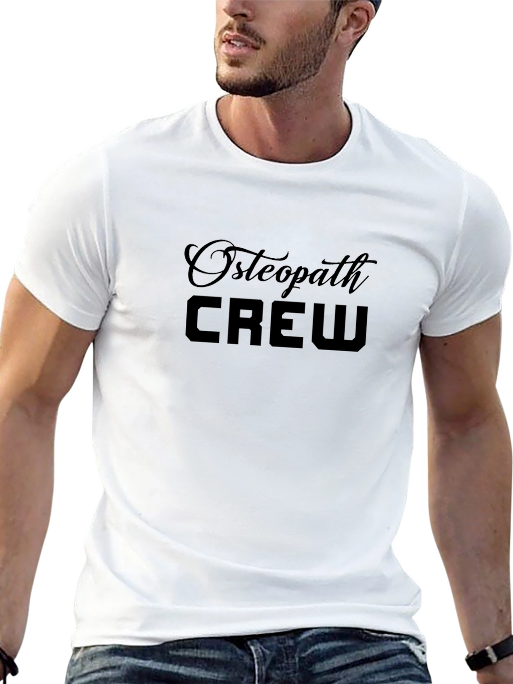 Osteopath Crew Black T-Shirt