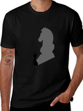 Chess Knight T-Shirt - Strategy & Style