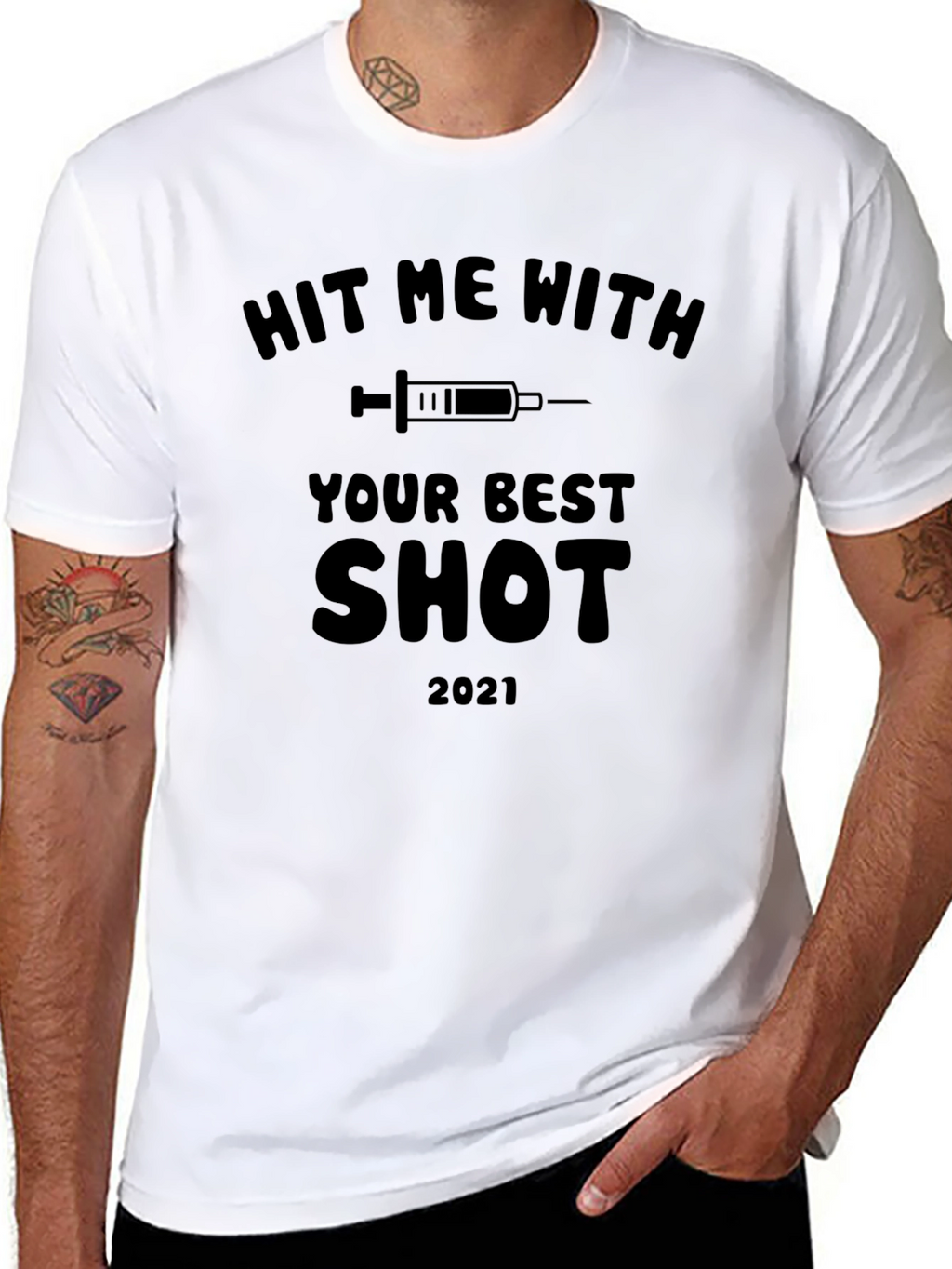 Hit Me With Your Best Shot 2021 Graphic Tee