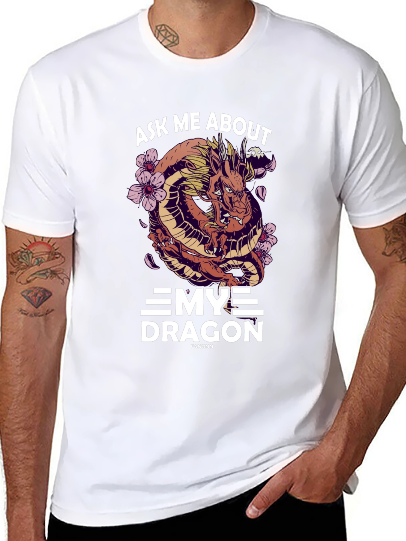 Ask Me About My Dragon T-Shirt