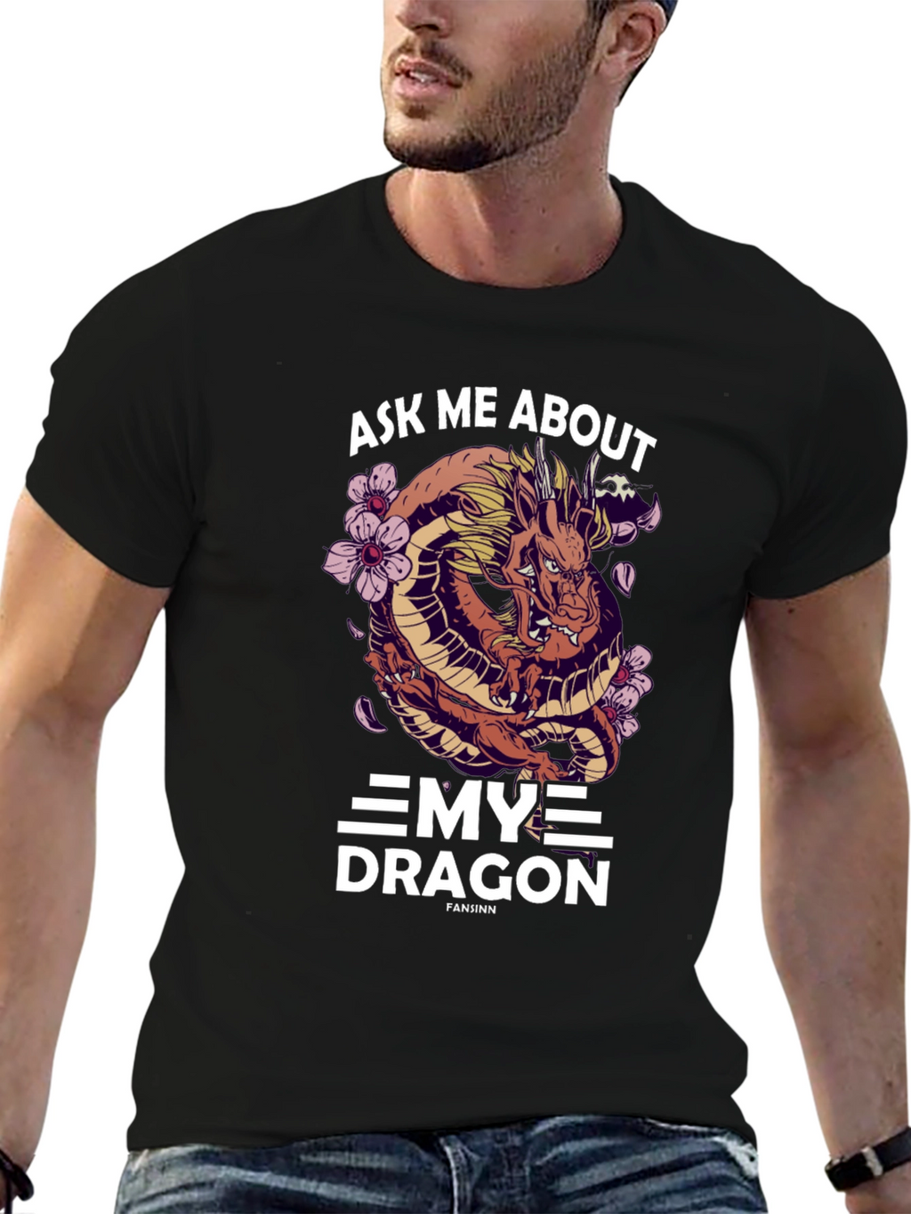 Ask Me About My Dragon T-Shirt