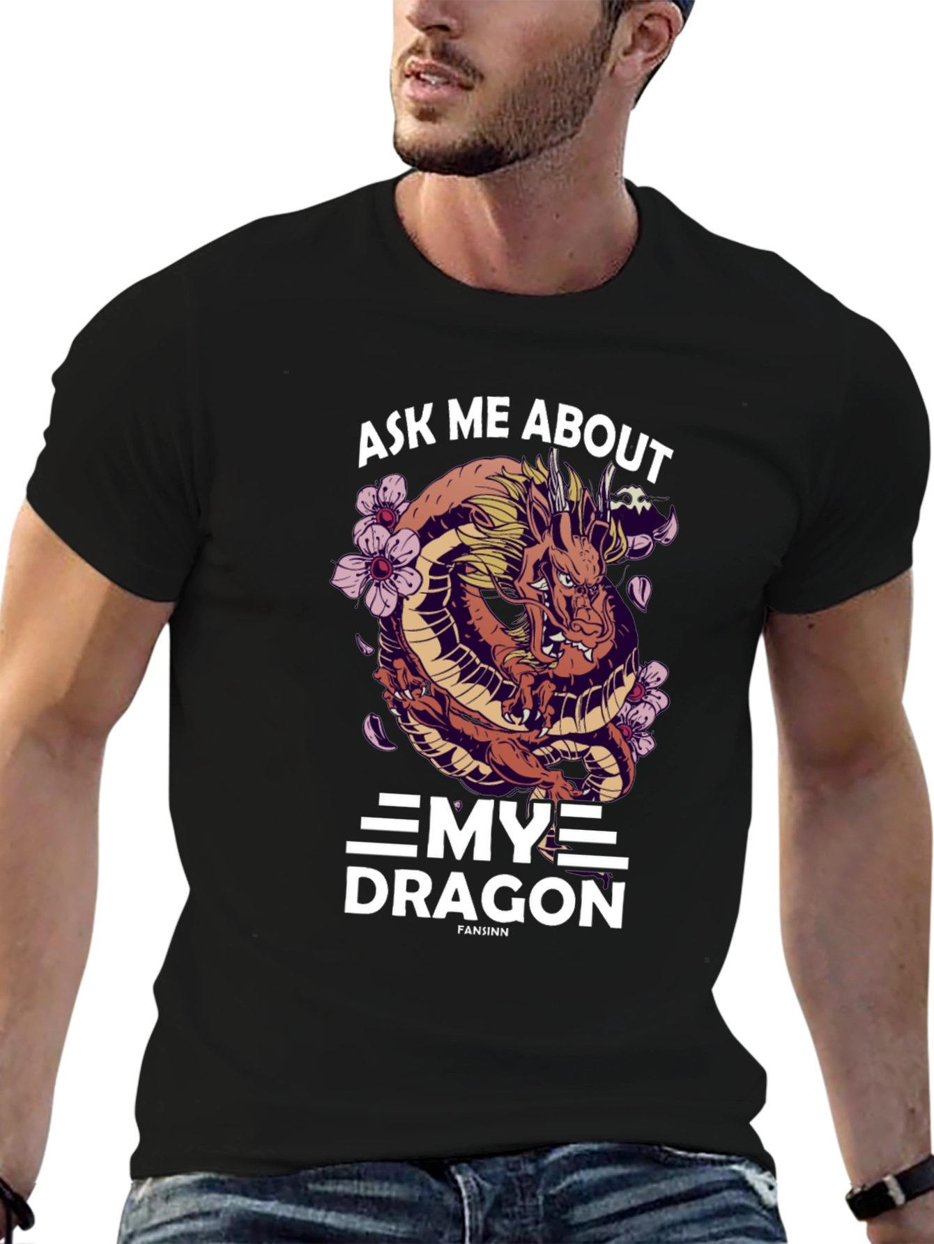 Ask Me About My Dragon T-Shirt