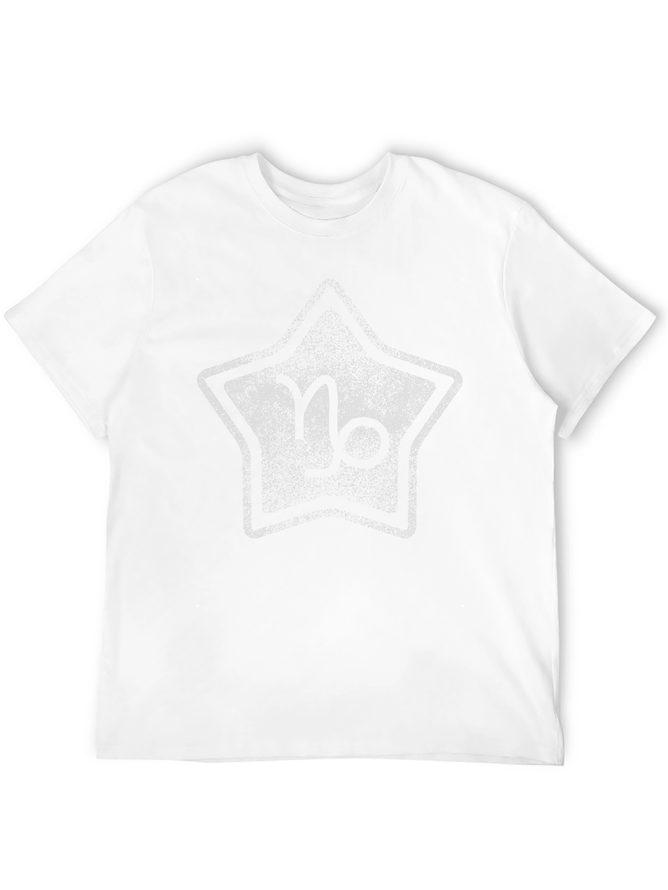Capricorn Zodiac Star Black T-Shirt