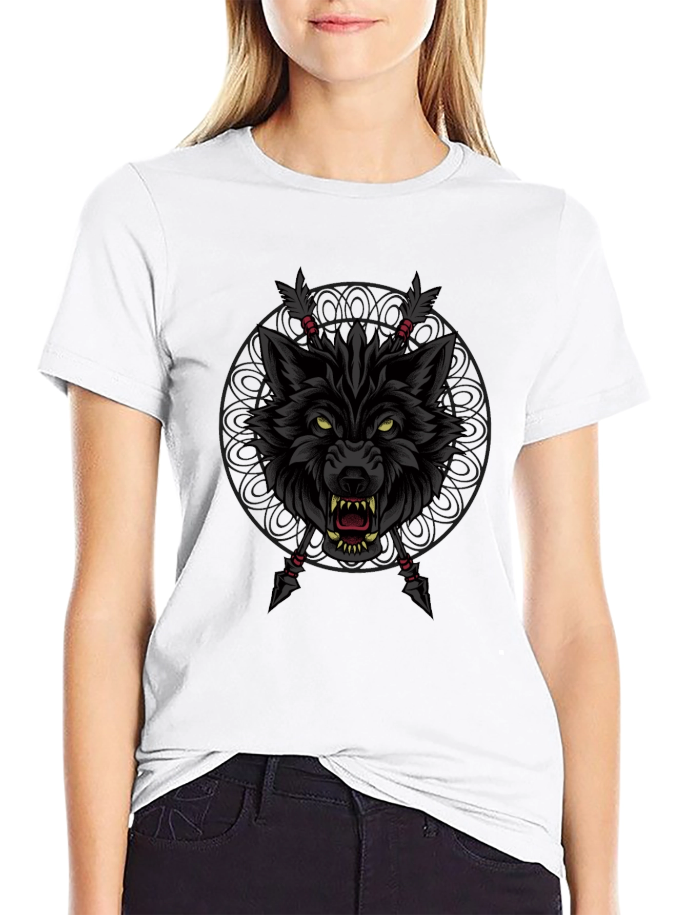 Black Wolf Graphic Tee