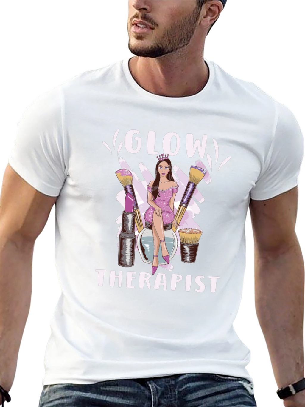 Glow Therapist T-Shirt - Beauty & Self-Care Tee