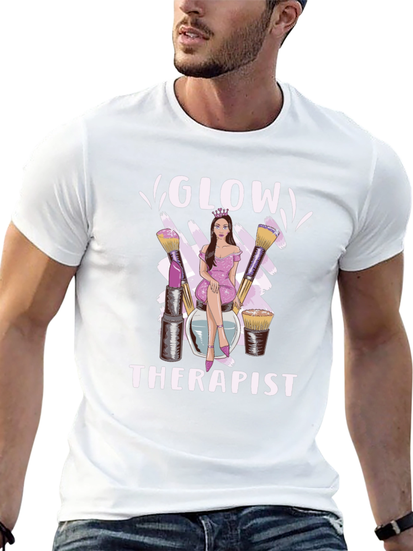 Glow Therapist T-Shirt - Beauty & Self-Care Tee