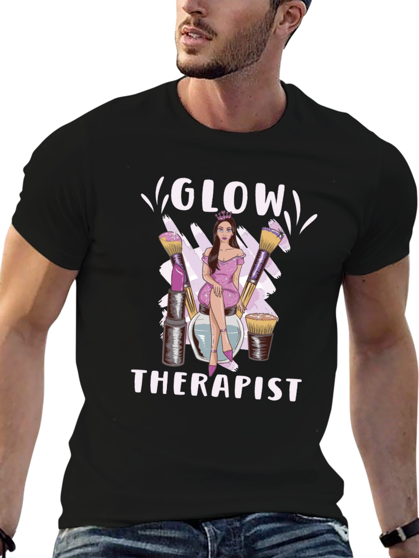 Glow Therapist T-Shirt - Beauty & Self-Care Tee
