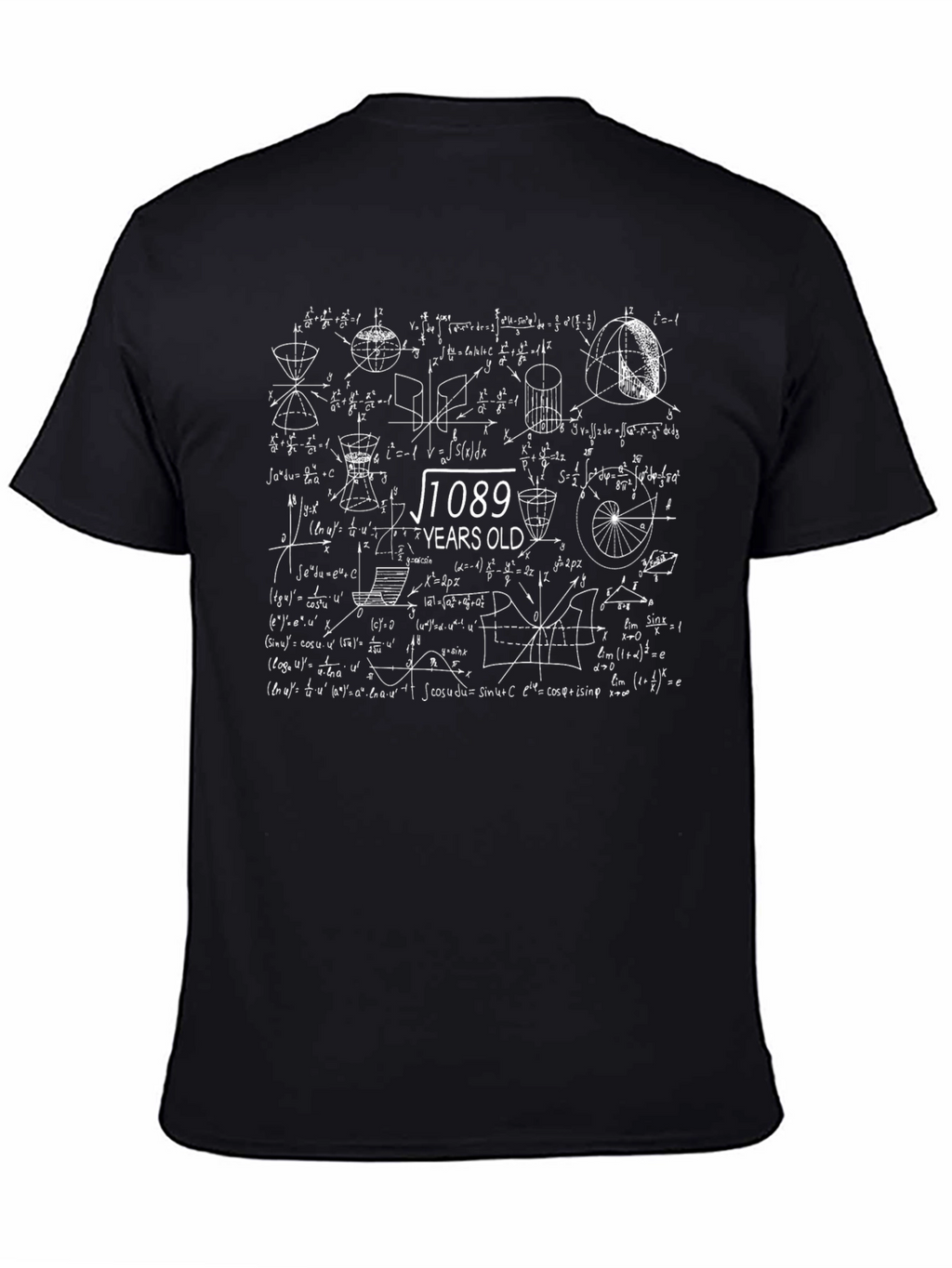 Funny Math Equation T-Shirt - √1089 YEARS OLD