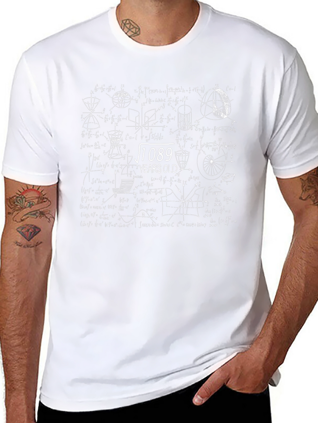 Funny Math Equation T-Shirt - √1089 YEARS OLD