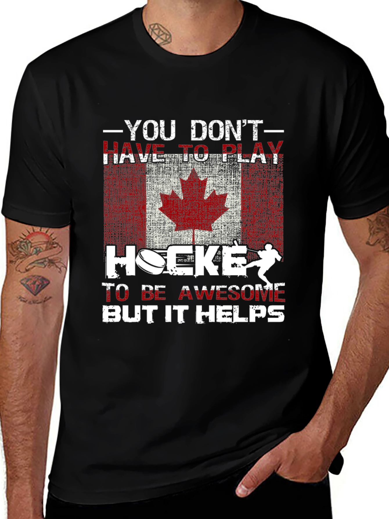 You Dont Have to Play Hockey T-Shirt