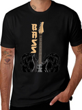 Bass Guitar Winged T-Shirt - Music Lover Tee