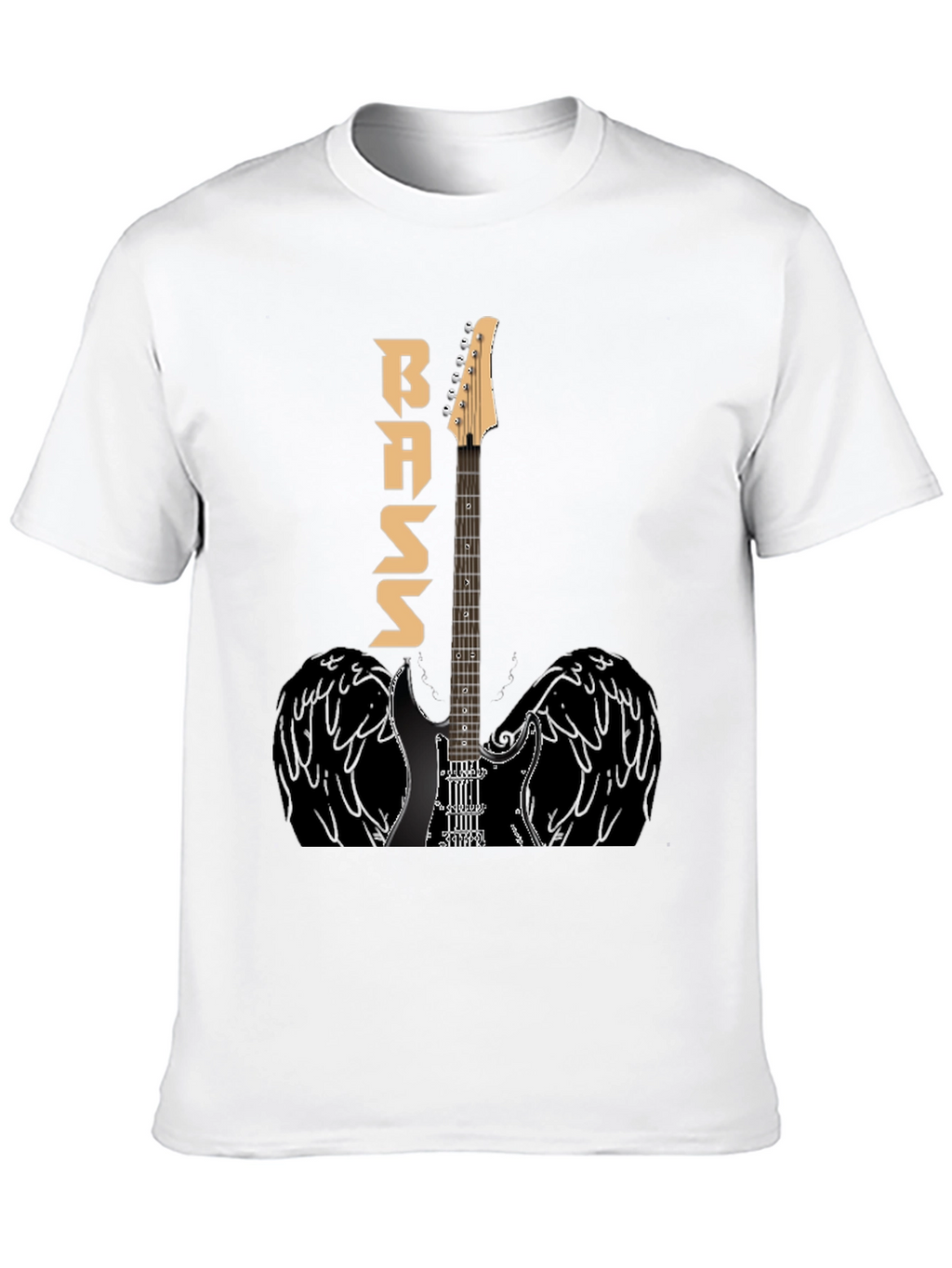 Bass Guitar Winged T-Shirt - Music Lover Tee