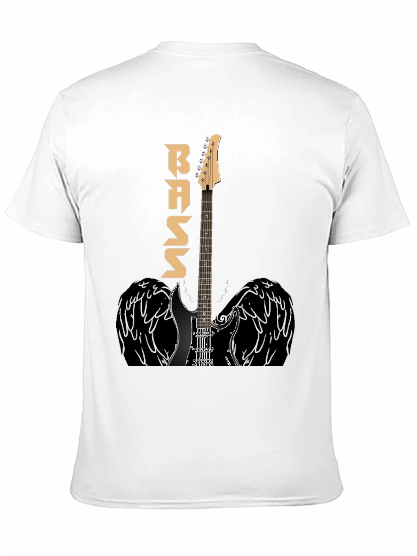 Bass Guitar Winged T-Shirt - Music Lover Tee