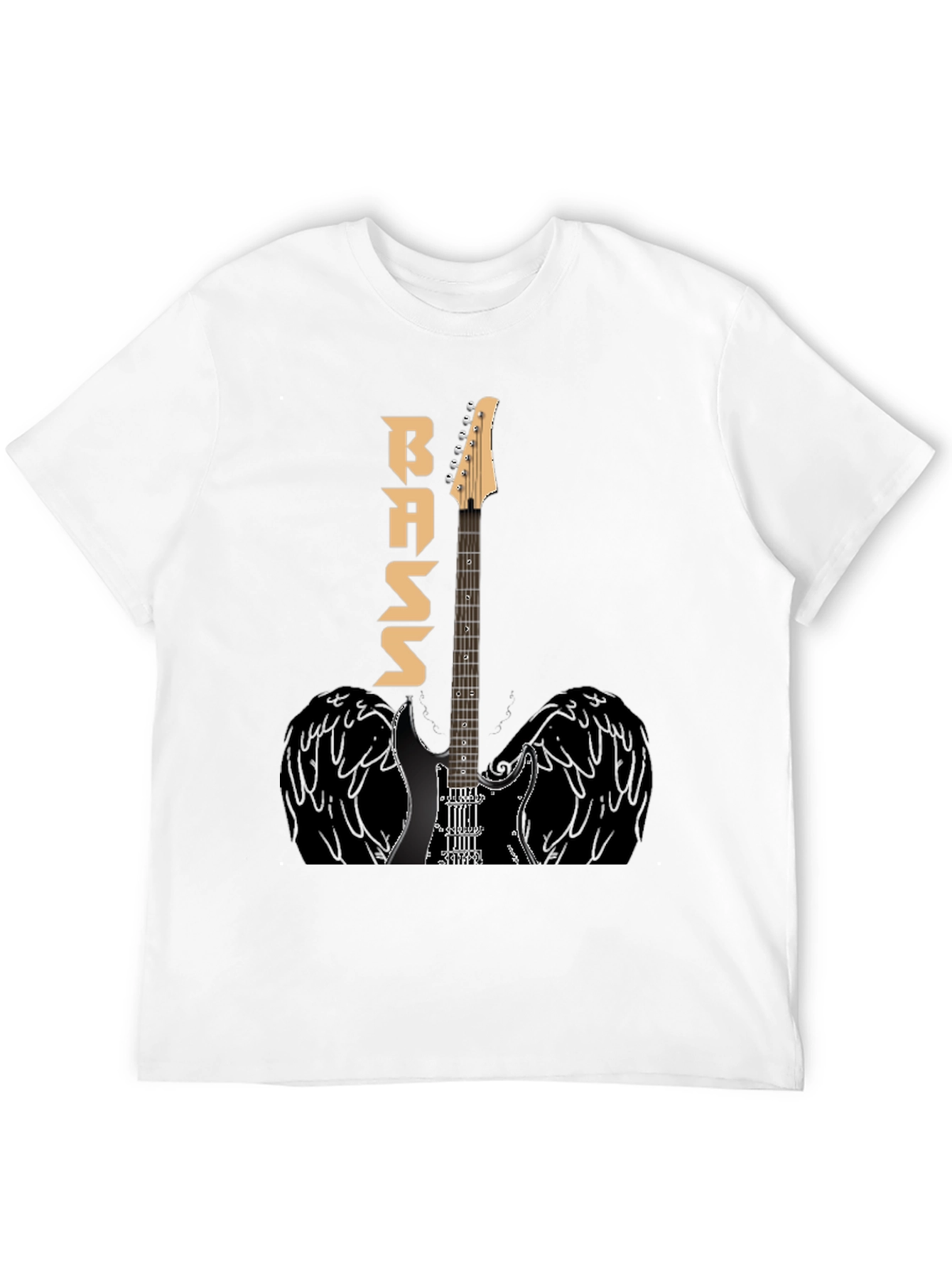 Bass Guitar Winged T-Shirt - Music Lover Tee