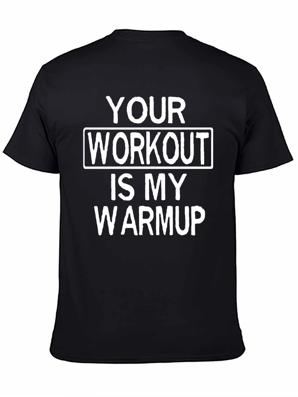 Workout Warmup Graphic Tee - Black