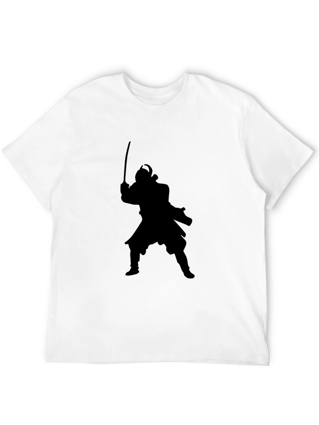Samurai Silhouette Black T-Shirt