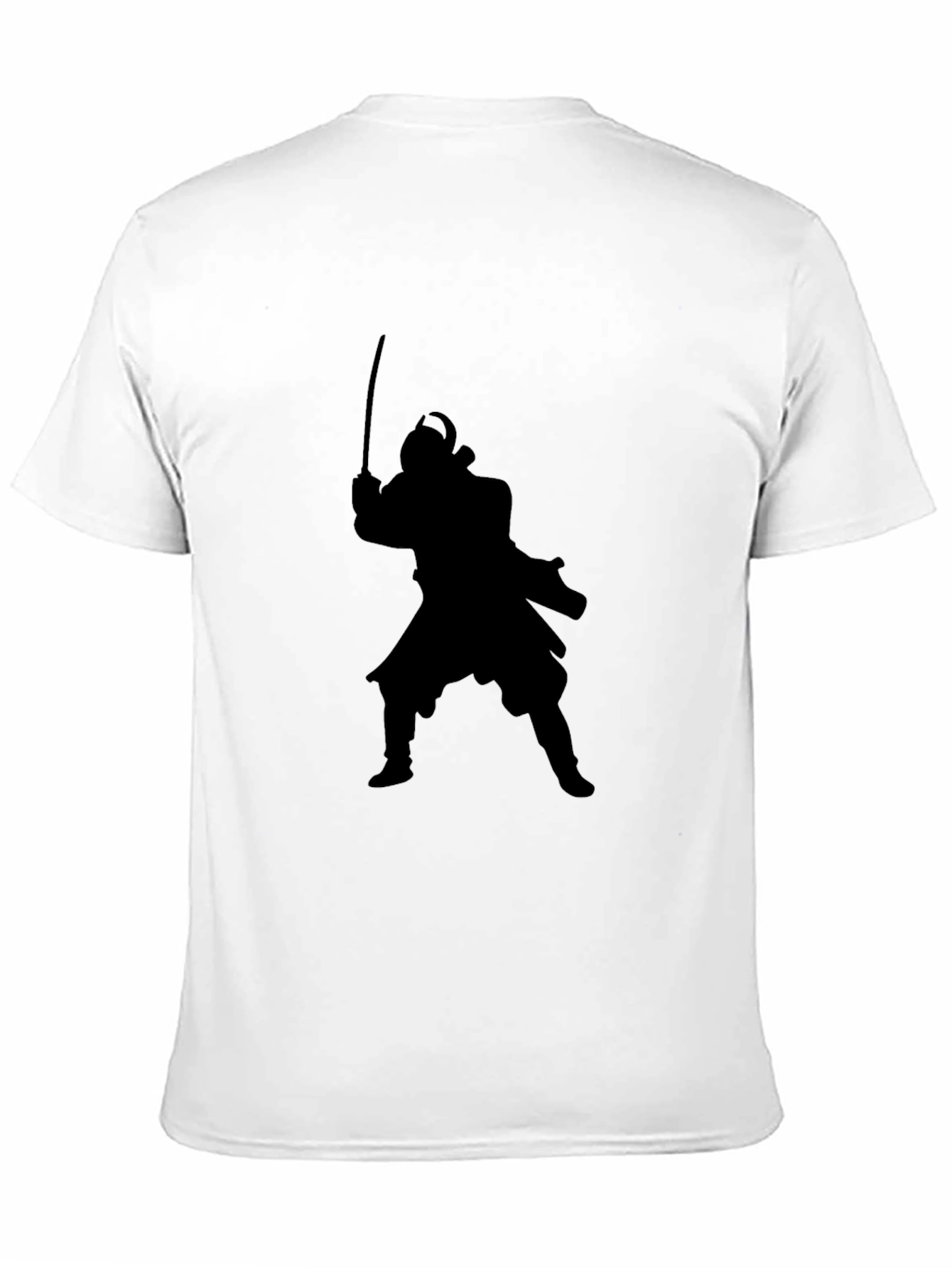 Samurai Silhouette Black T-Shirt