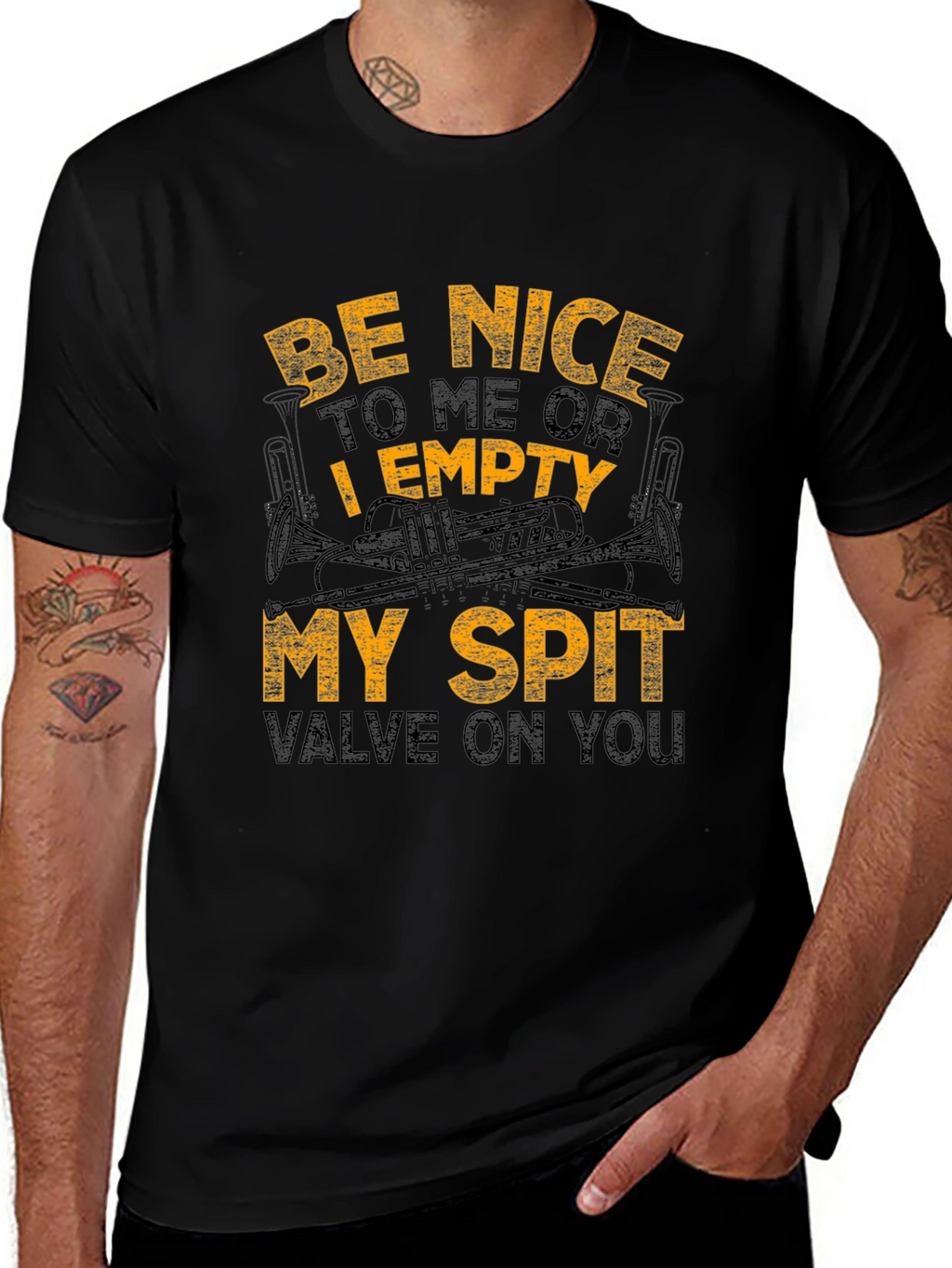 Be Nice Trumpet T-Shirt