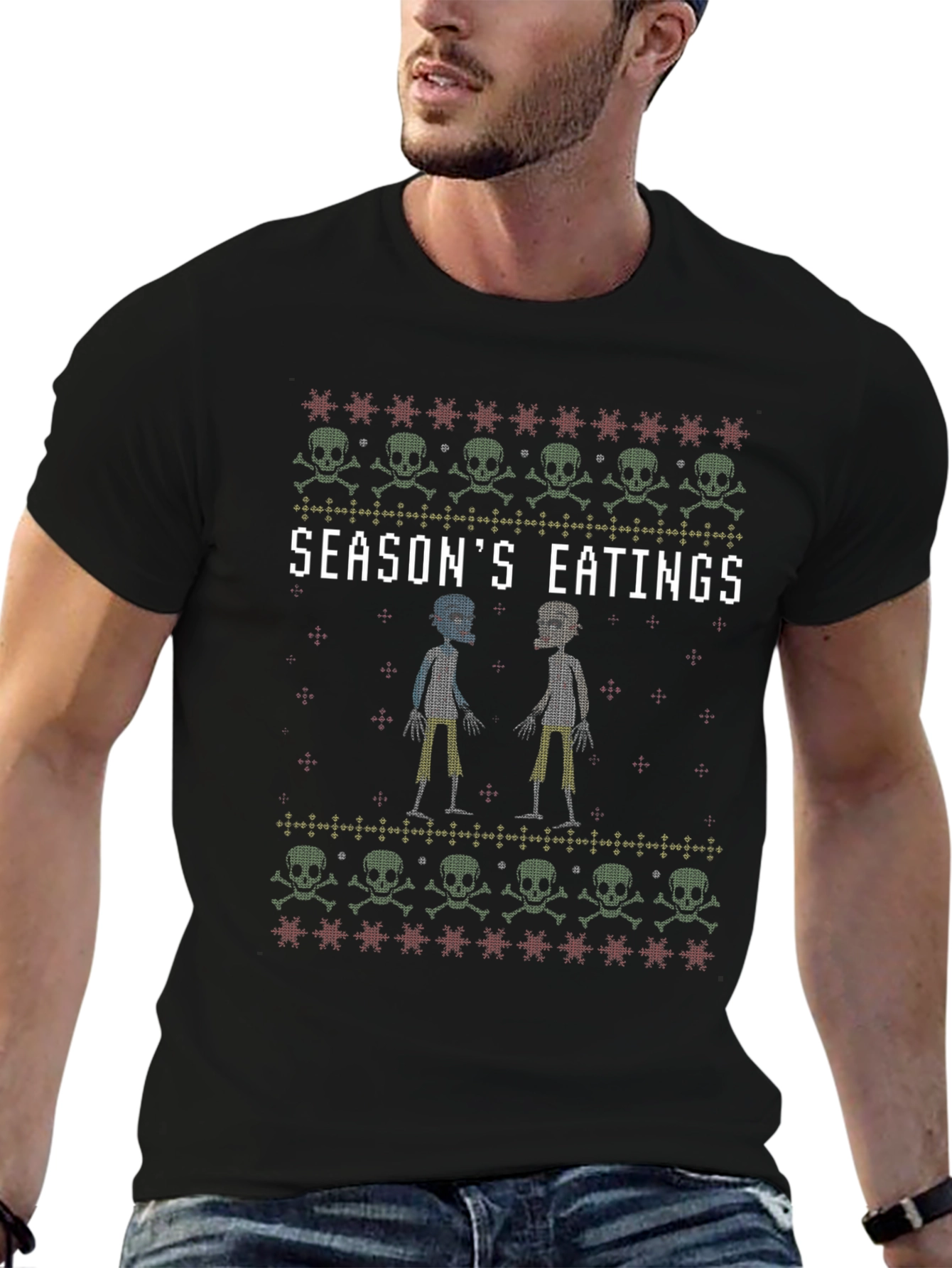 Seasons Eatings Ugly Holiday T-Shirt