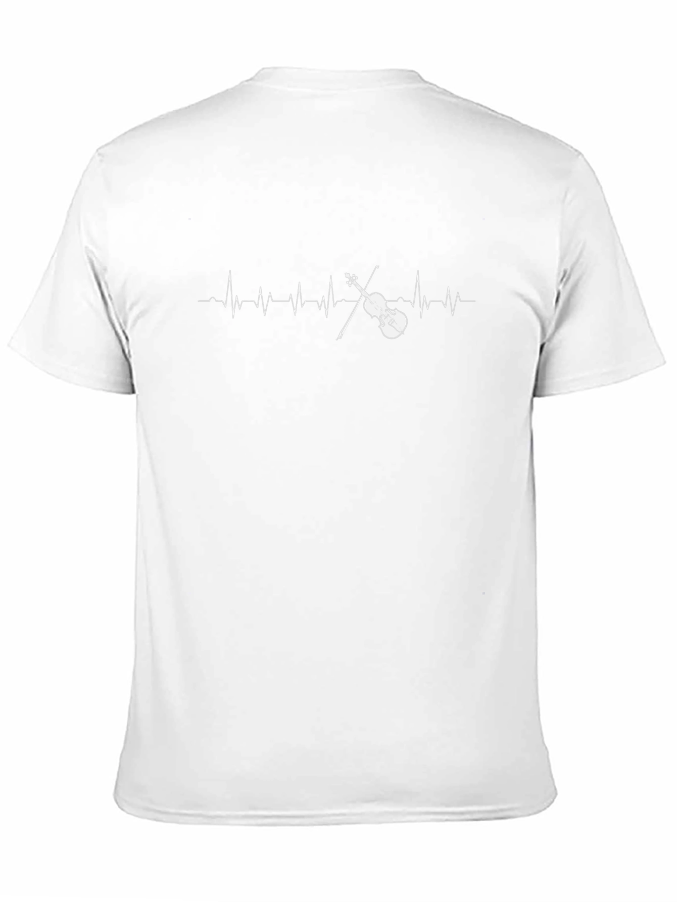 Violin Heartbeat T-Shirt - Music Lover Tee