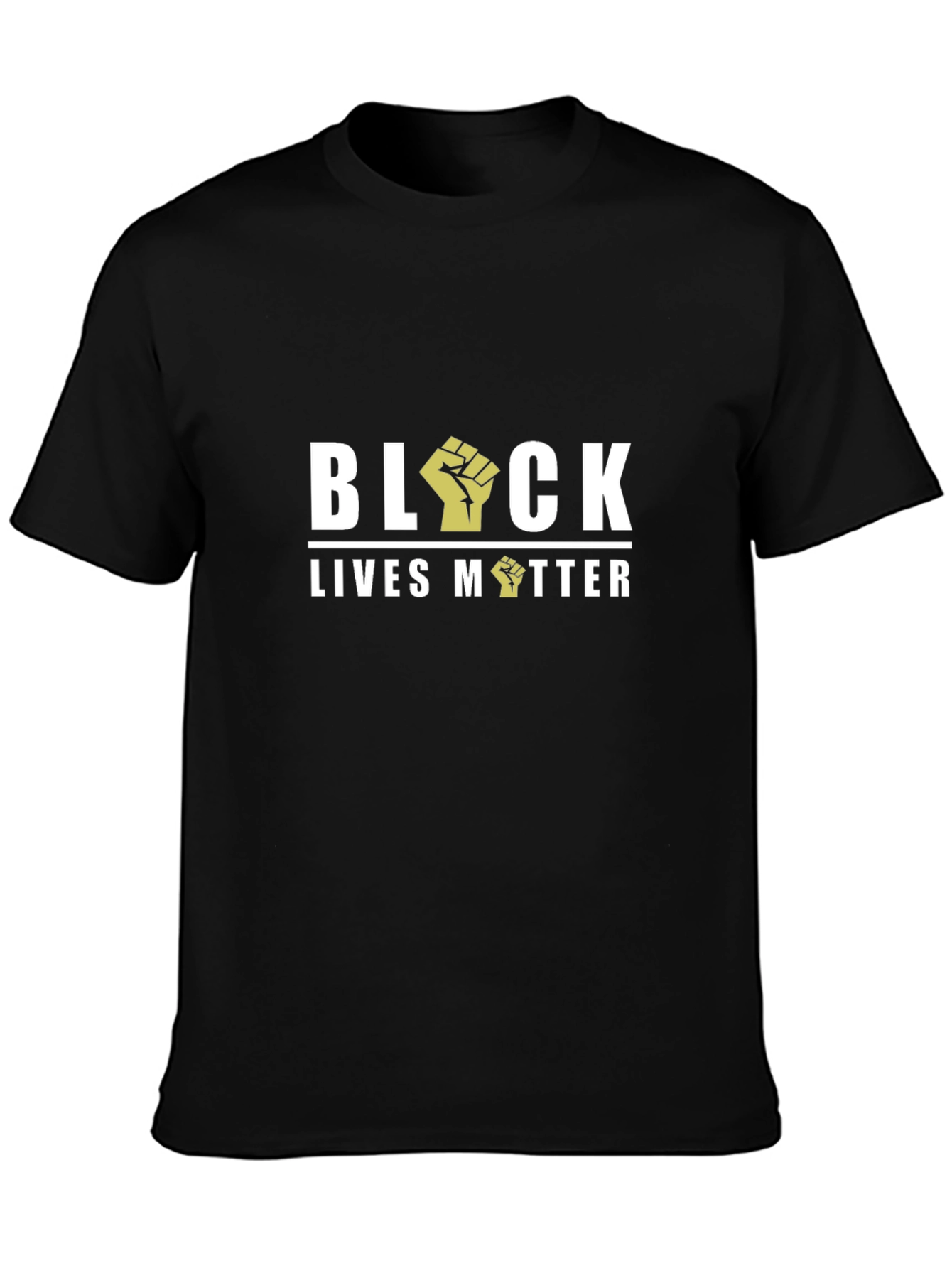 Black Lives Matter Graphic Tee - Mens Black T-Shirt