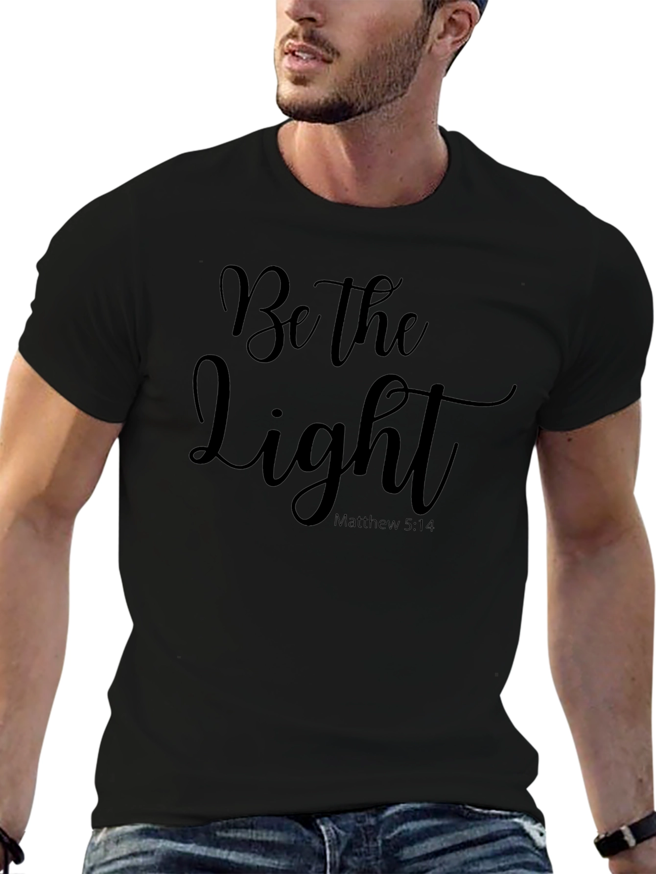 Be the Light T-Shirt - Matthew 5:14 - Christian Apparel