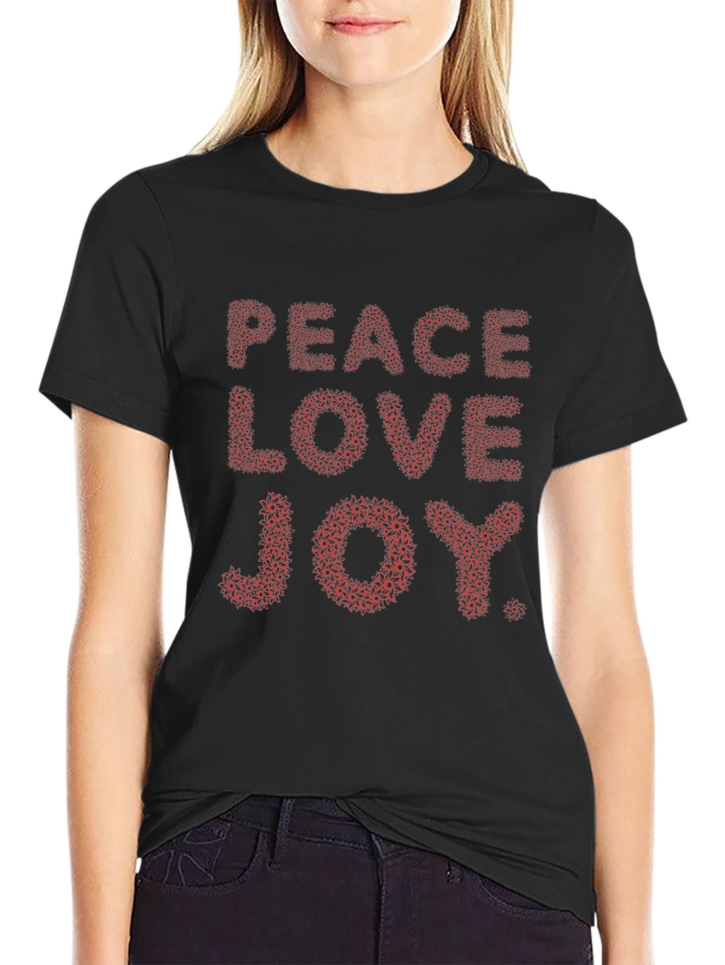 Peace Love Joy T-Shirt - Stylish Graphic Tee