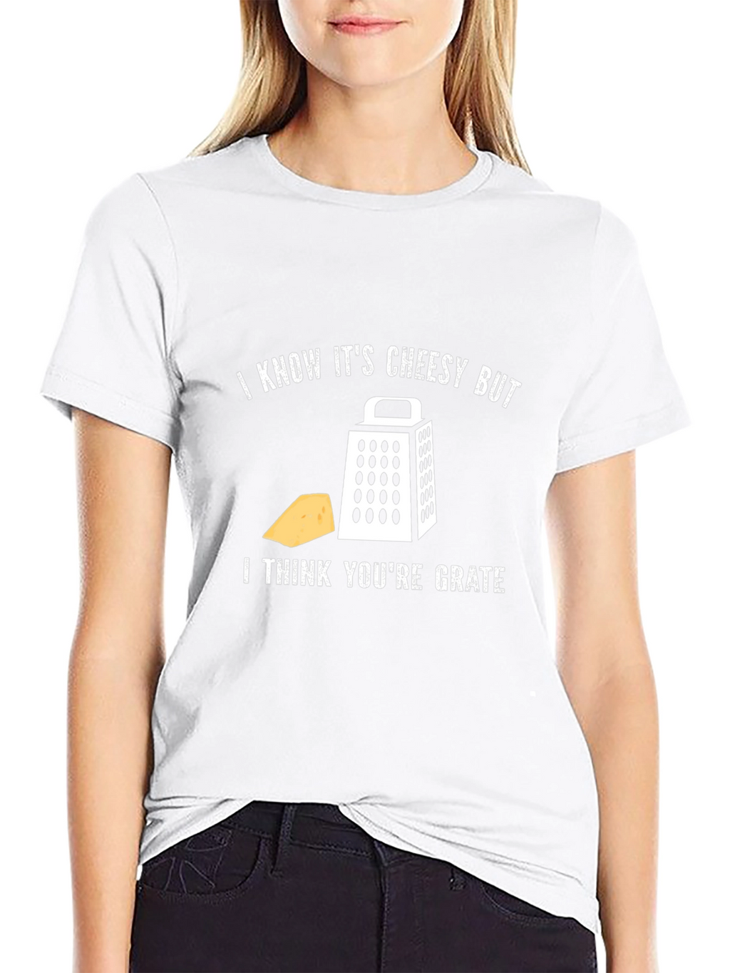 Funny Cheesy Grater Graphic T-Shirt