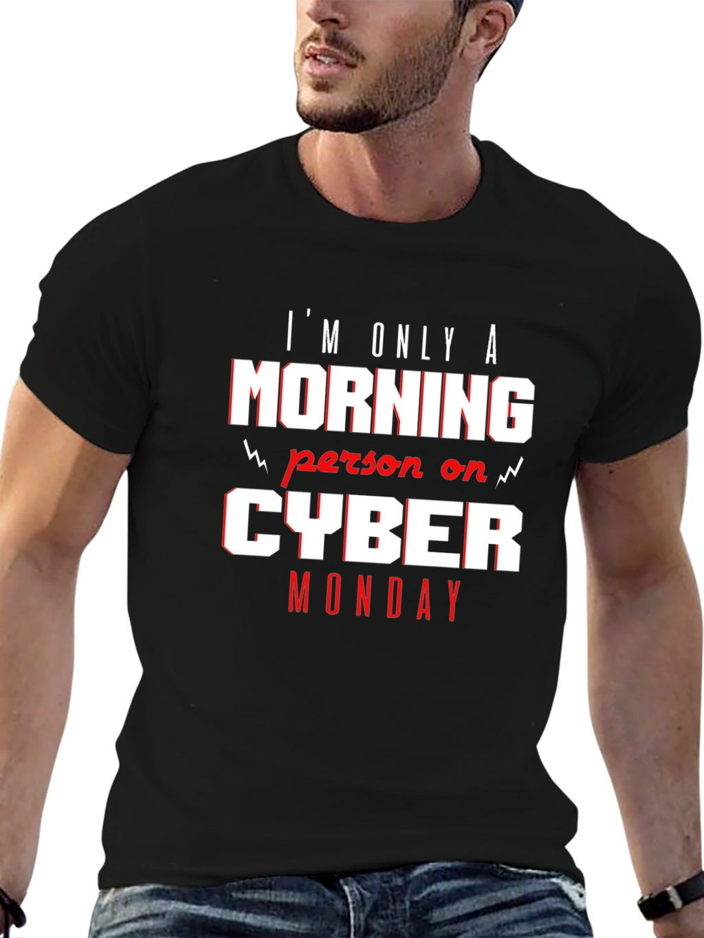 Funny Cyber Monday T-Shirt - Morning Person