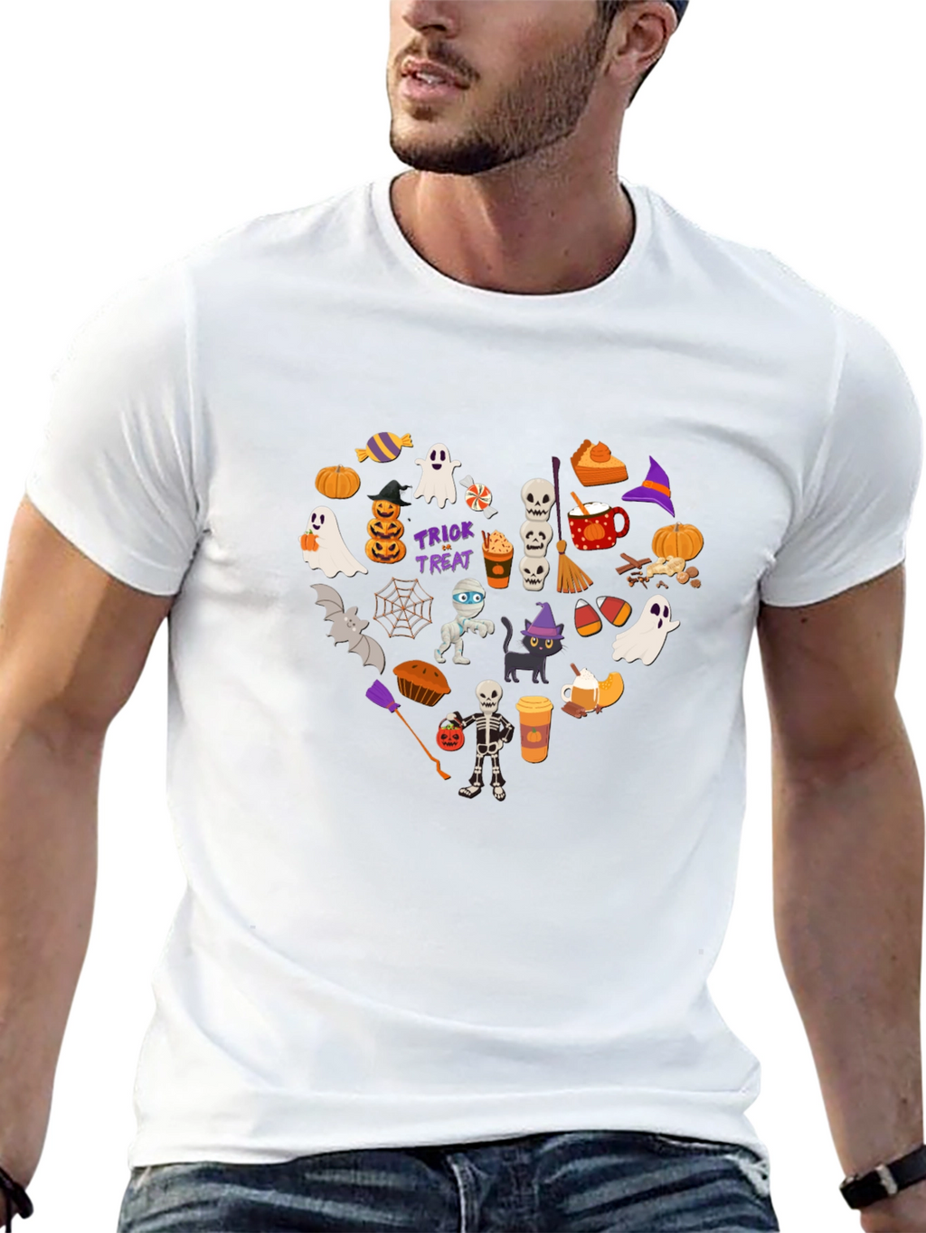 Halloween Heart Graphic Tee