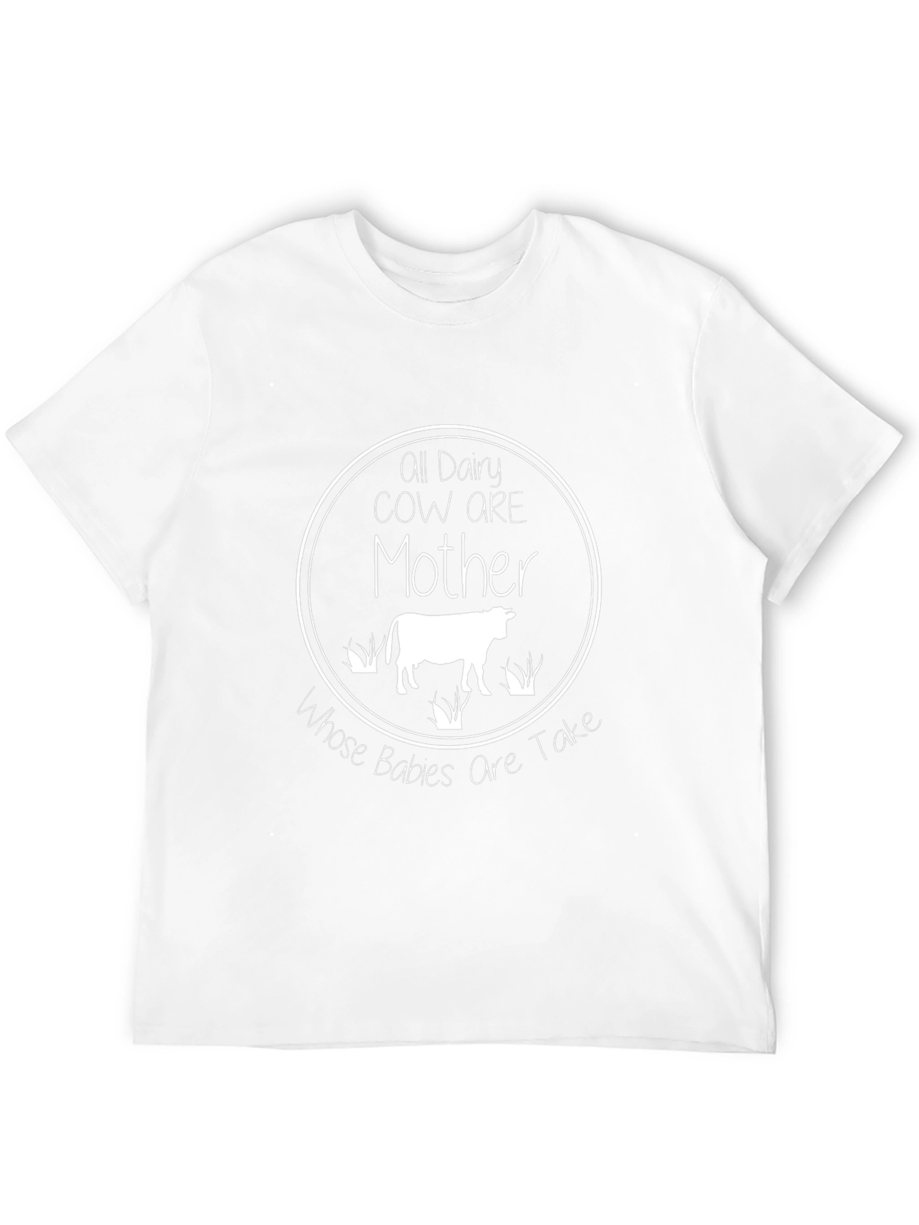 Vegan T-Shirt: All Dairy Cow Are Mother Graphic Tee