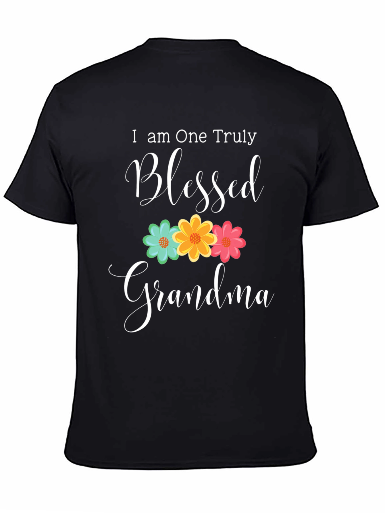 Blessed Grandma T-Shirt - Floral Design